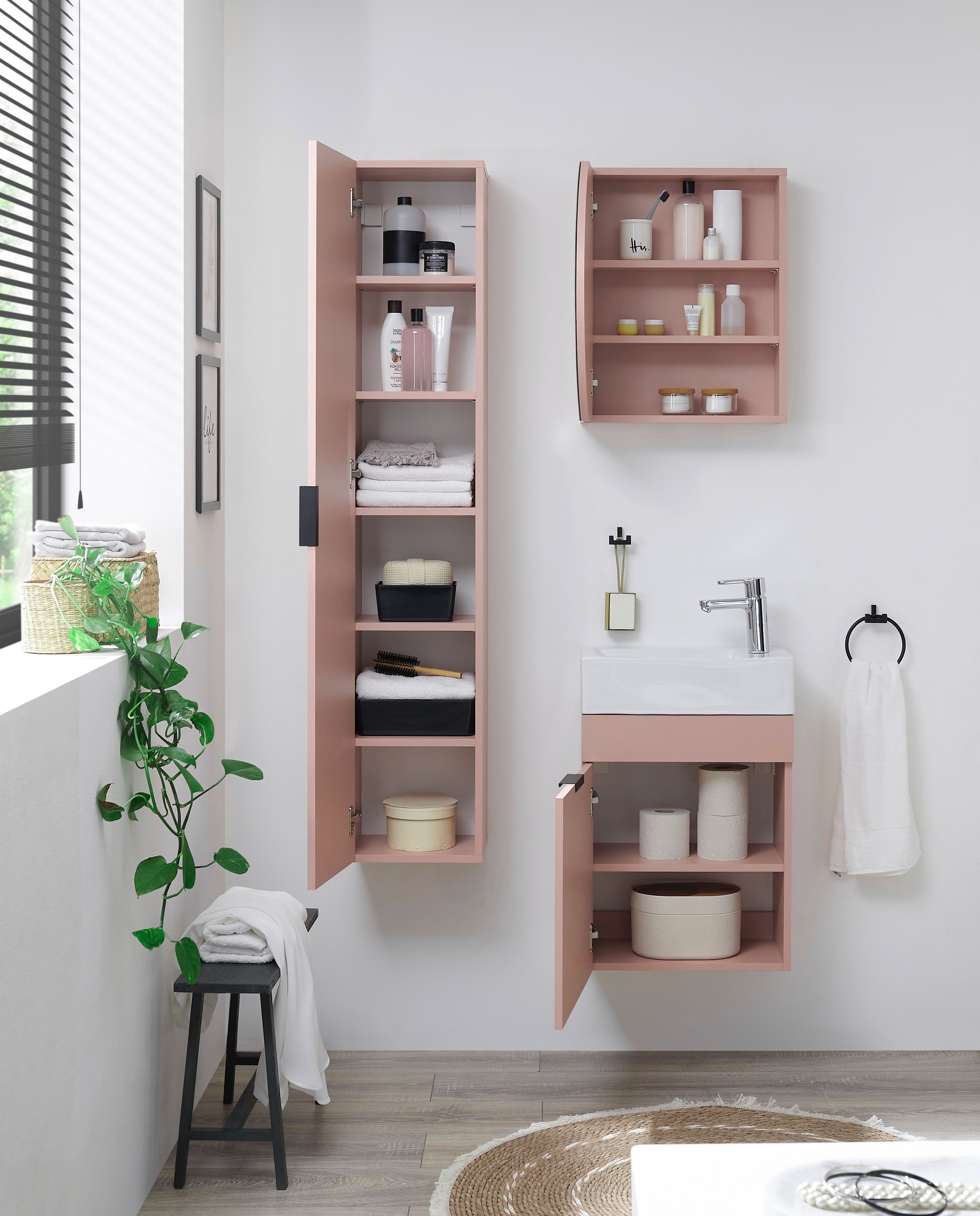 BASIC by Balculina Armoire haute »Nancy BxHxT 30x150x25 cm« 1 cuis tlg. largeur 30 cm, suspendu