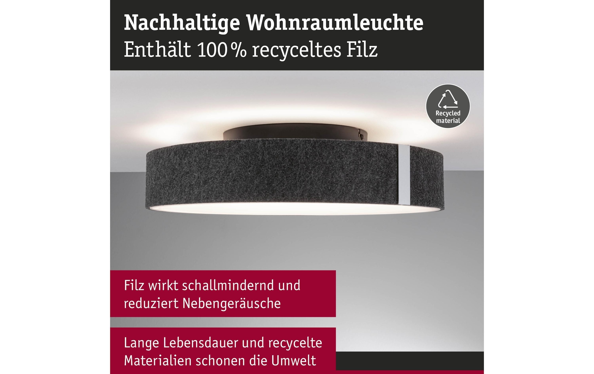 Paulmann LED Deckenleuchte »Malika 2700K 29W«, 1 flammig