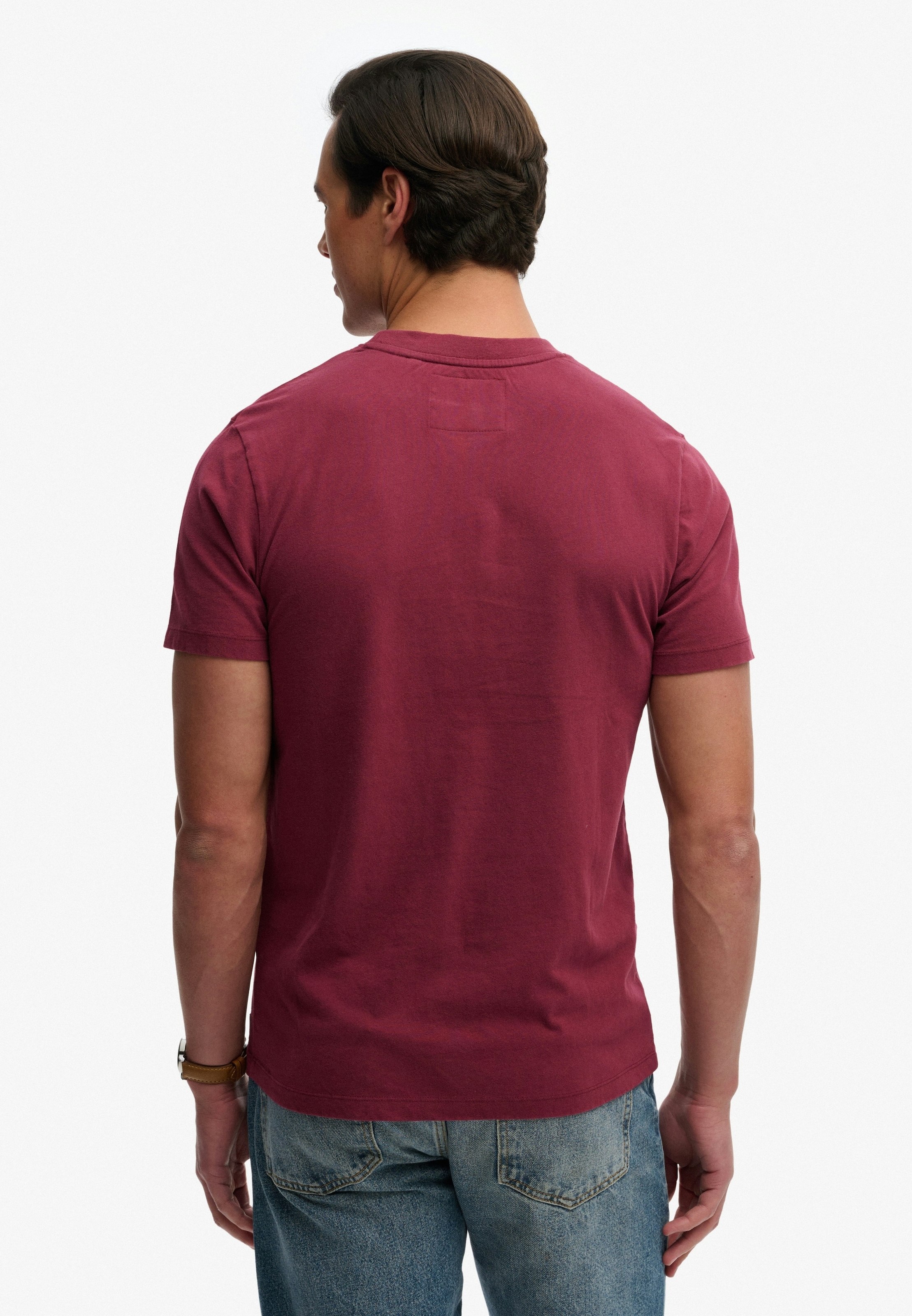 Superdry Rundhalsshirt »VINTAGE PREP RELAXED TEE« mit coolem Rissdruck