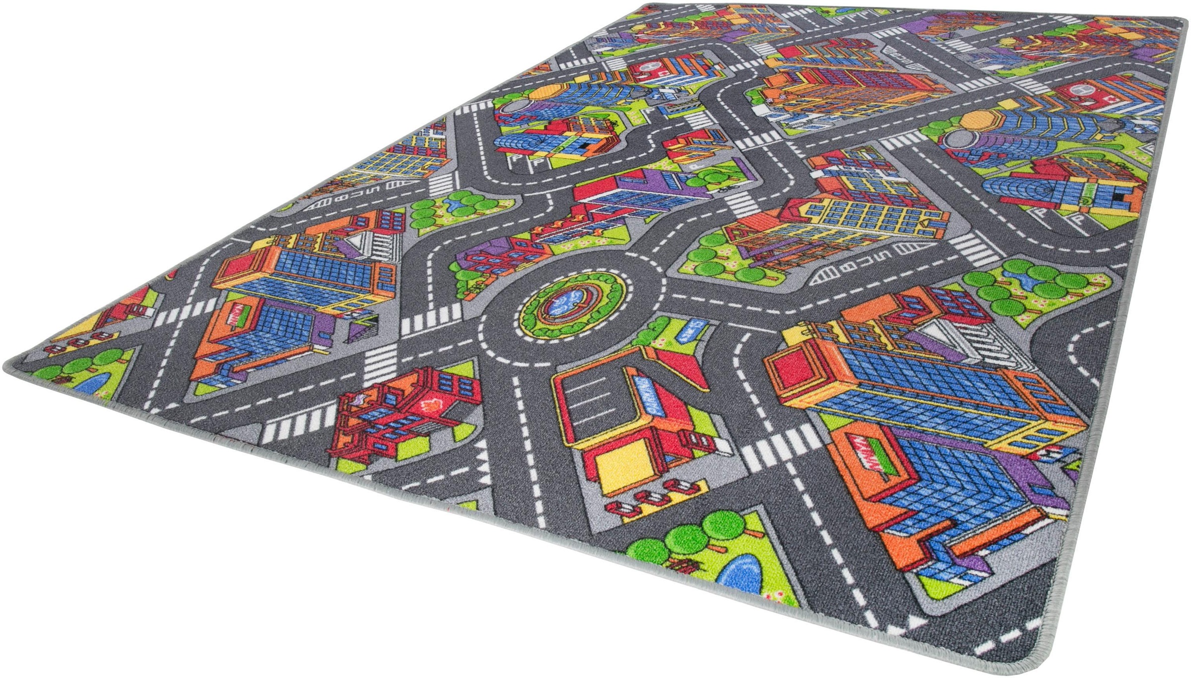 Andiamo Kinderteppich »Big City«, rechteckig, Strassen-Spiel-Teppich,  Strassenbreite: 8,5 cm, Kinderzimmer günstig kaufen