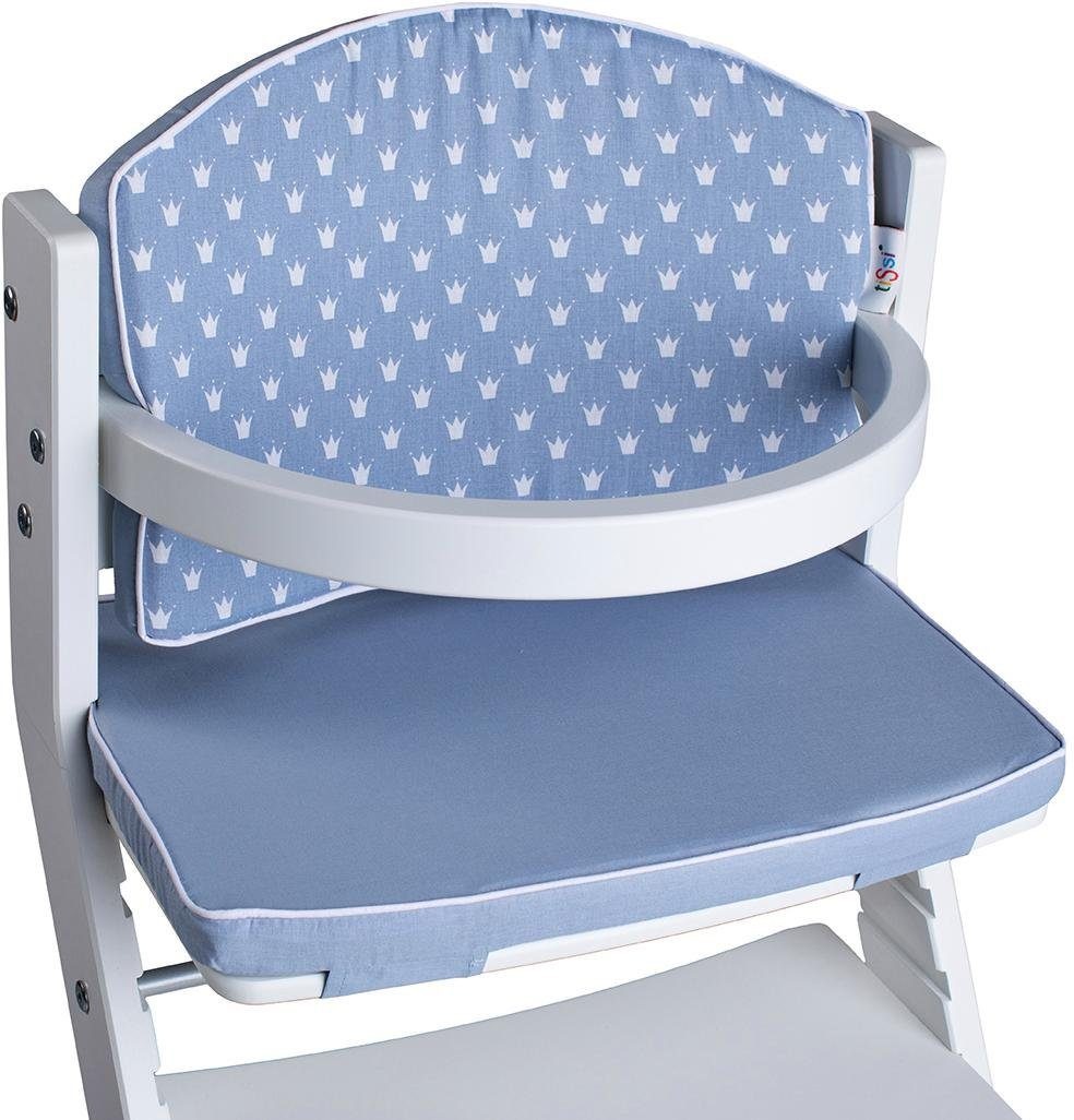 Image of tiSsi® Kinder-Sitzauflage »Kronen blau«, für tiSsi® Hochstuhl; Made in Europe bei Ackermann Versand Schweiz