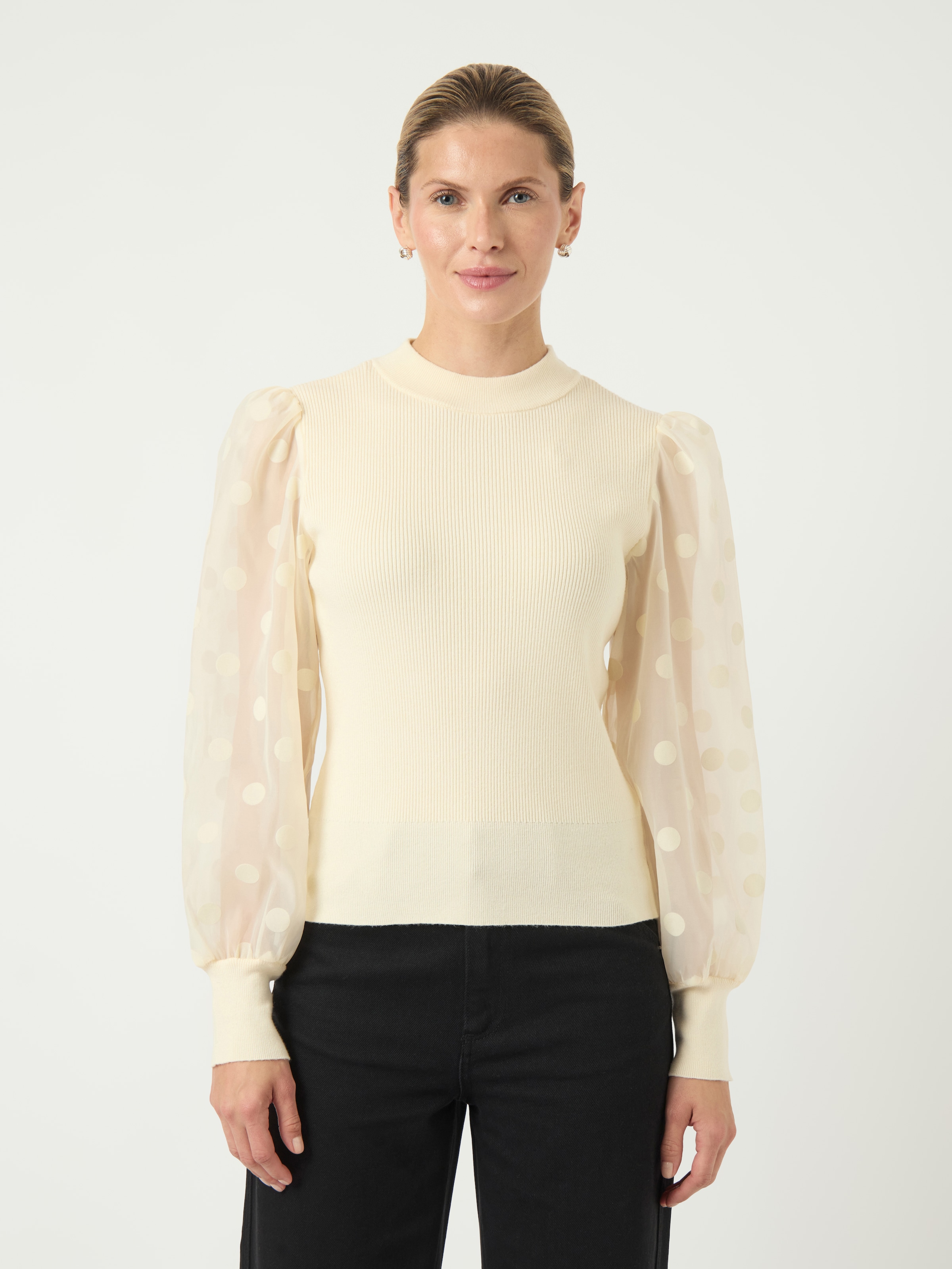 Y.A.S Rundhalspullover »YASDOTME LS KNIT PULLOVER S. NOOS«