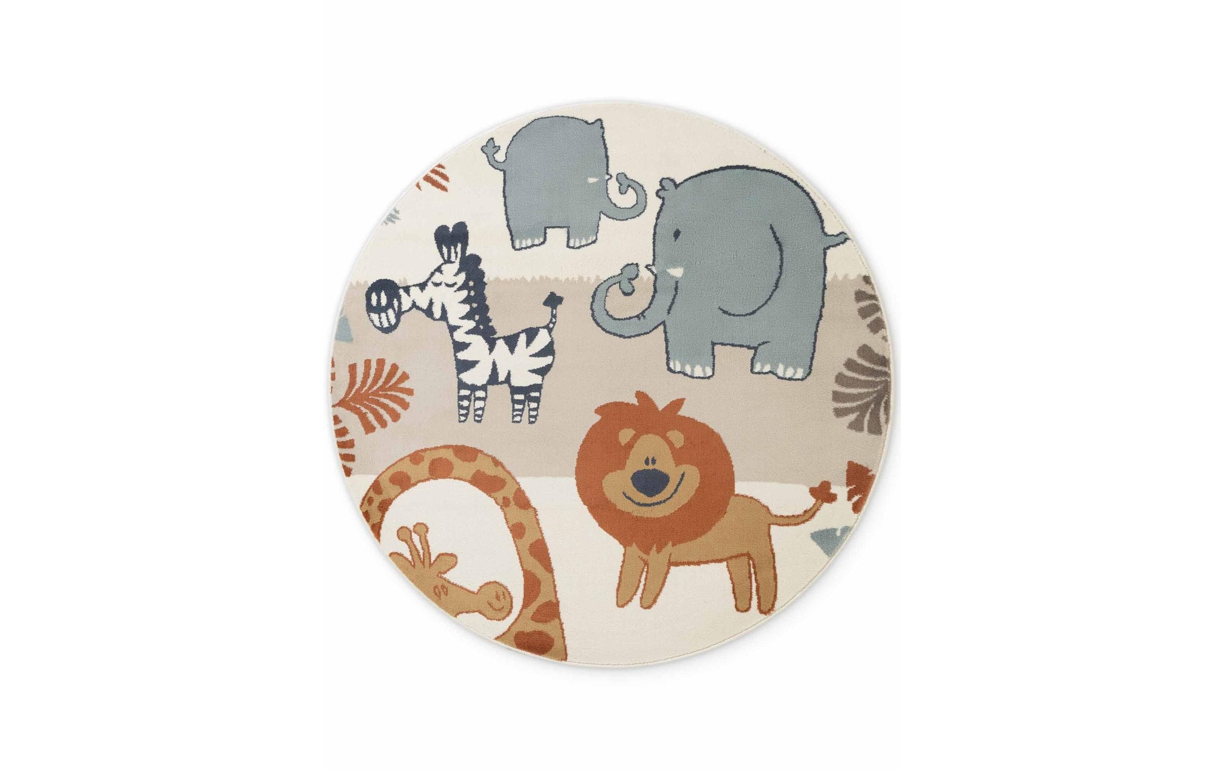 HANSE Home Kinderteppich »Savanna« rund 10 mm Höhe Pflegeleicht, Weich, Kinderzimmer, Spielteppich, Spielunterlage