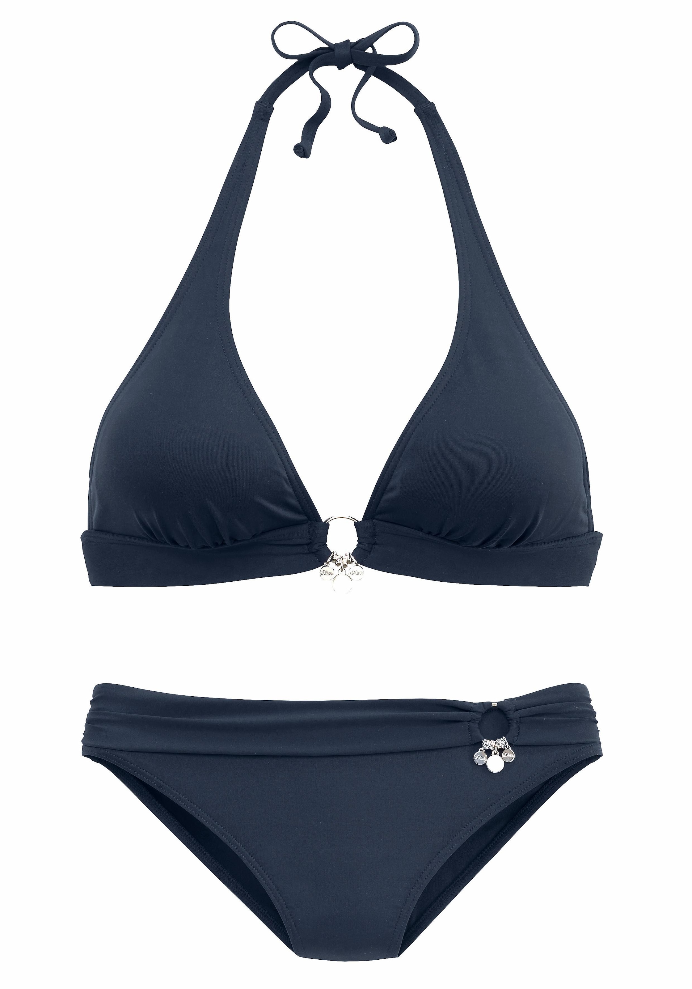 s.Oliver Triangel-Bikini »Tonia«, mit herausnehmbaren Cups, im Nacken zu binden, im Rücken zu schliessen