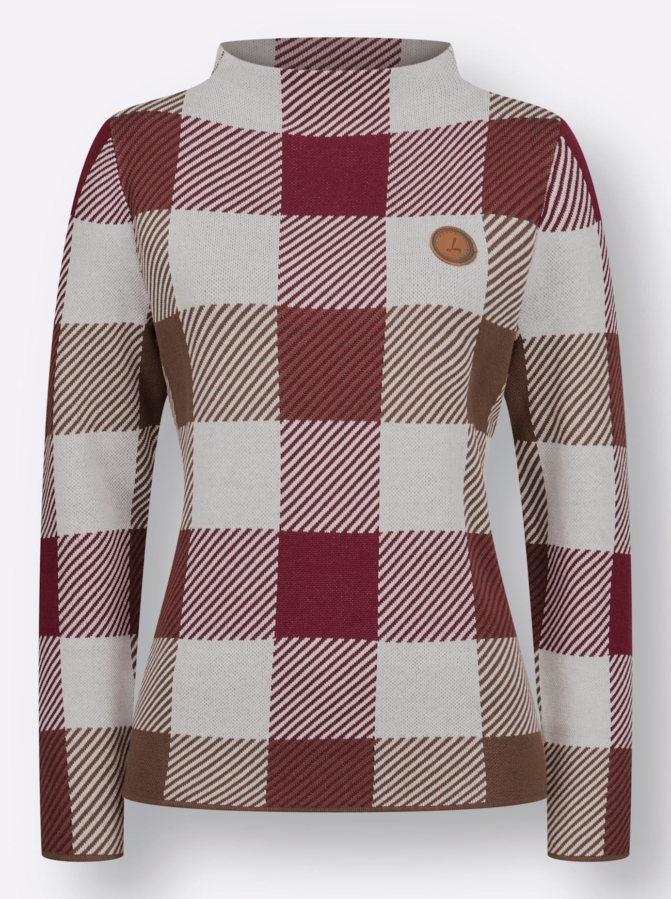Casual Looks Stehkragenpullover »Pullover«