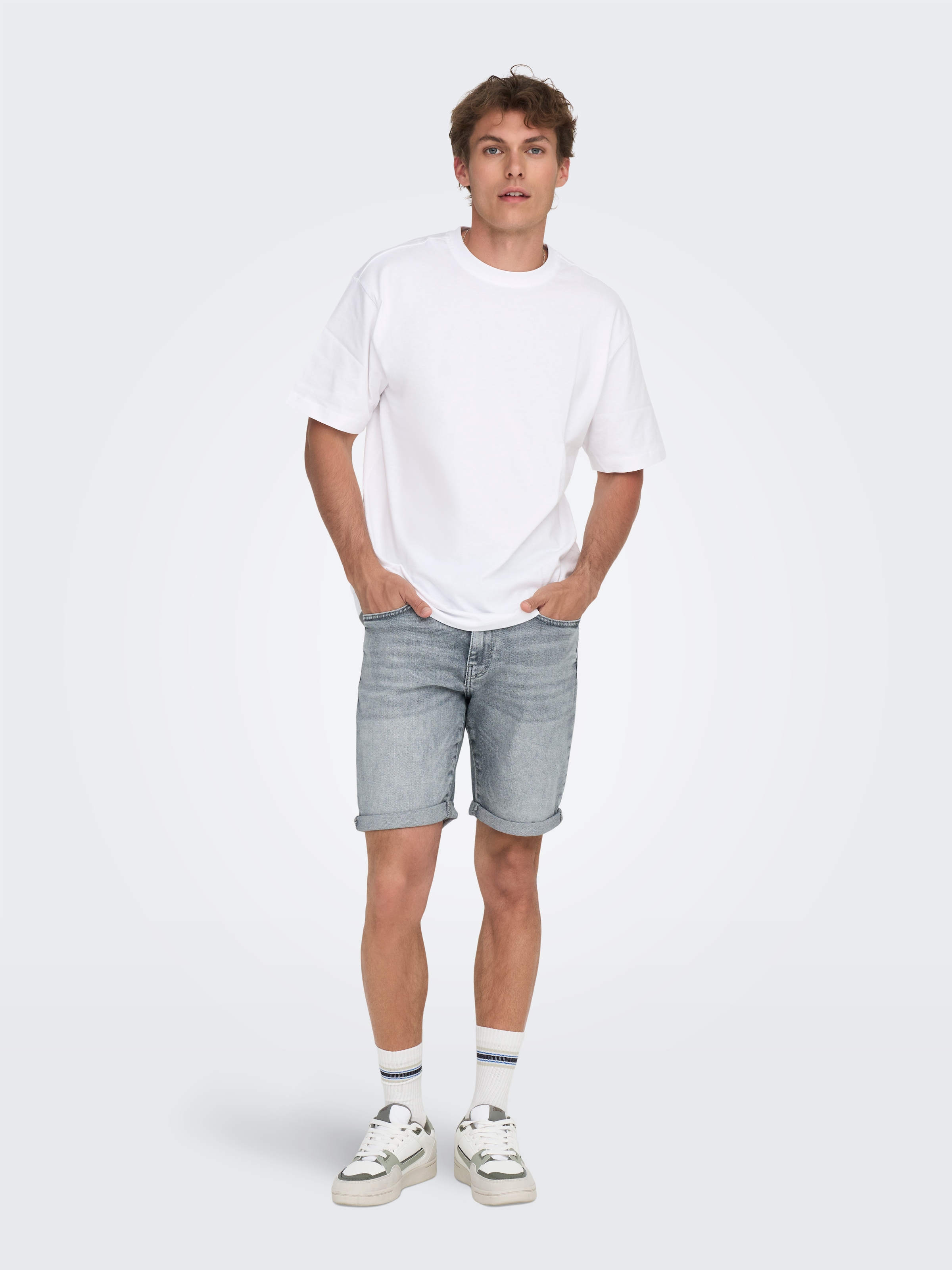 ONLY & SONS Shorts »ONSPLY MBD 8772 TAI DNM SHORTS NOOS«