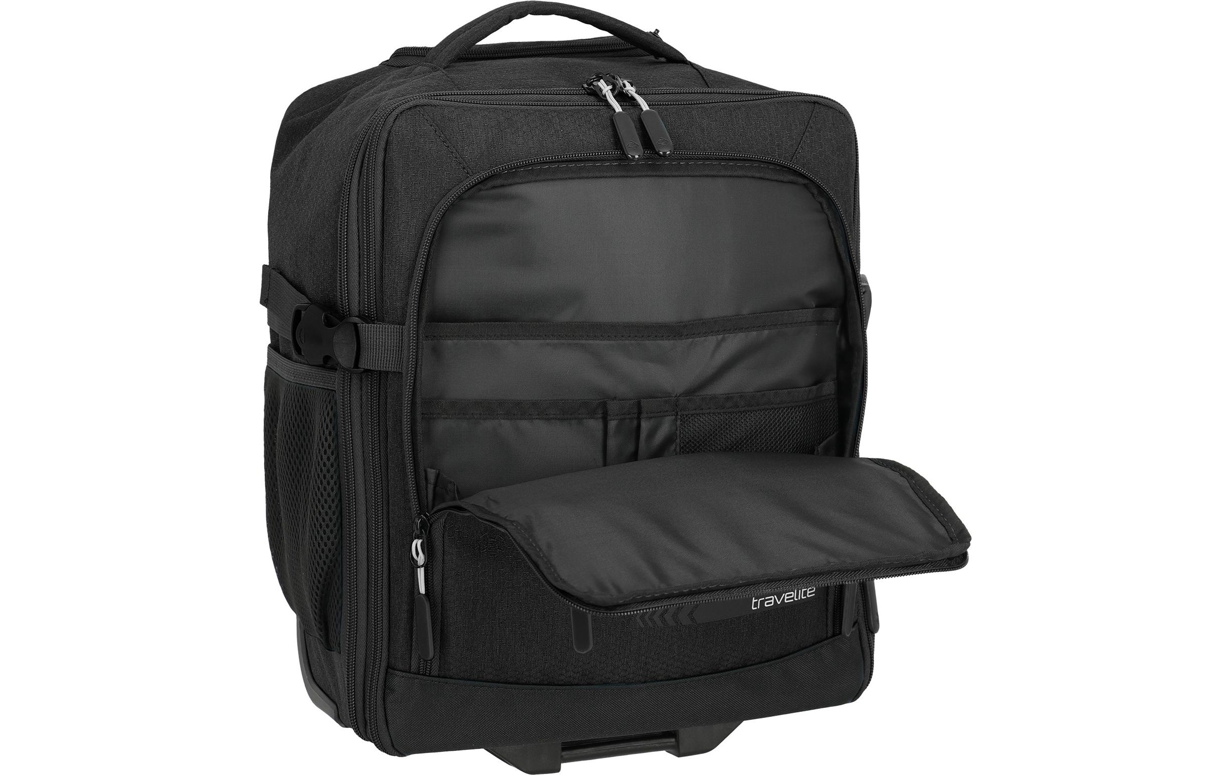travelite Trolley »Kick Off Backpack 28 l« 28 l 2 Rollen Widerstandsfähige Materialien