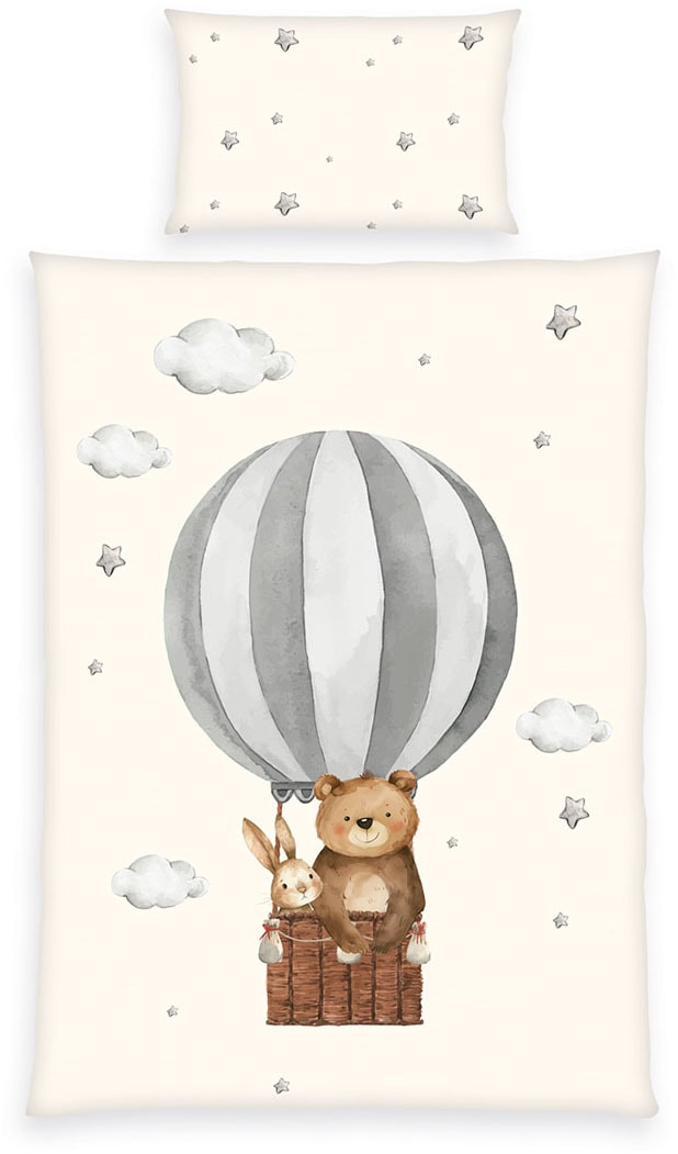 Image of Baby Best Babybettwäsche "babybest Ballonfahrt" 2 Stk. Wendebettwäsche