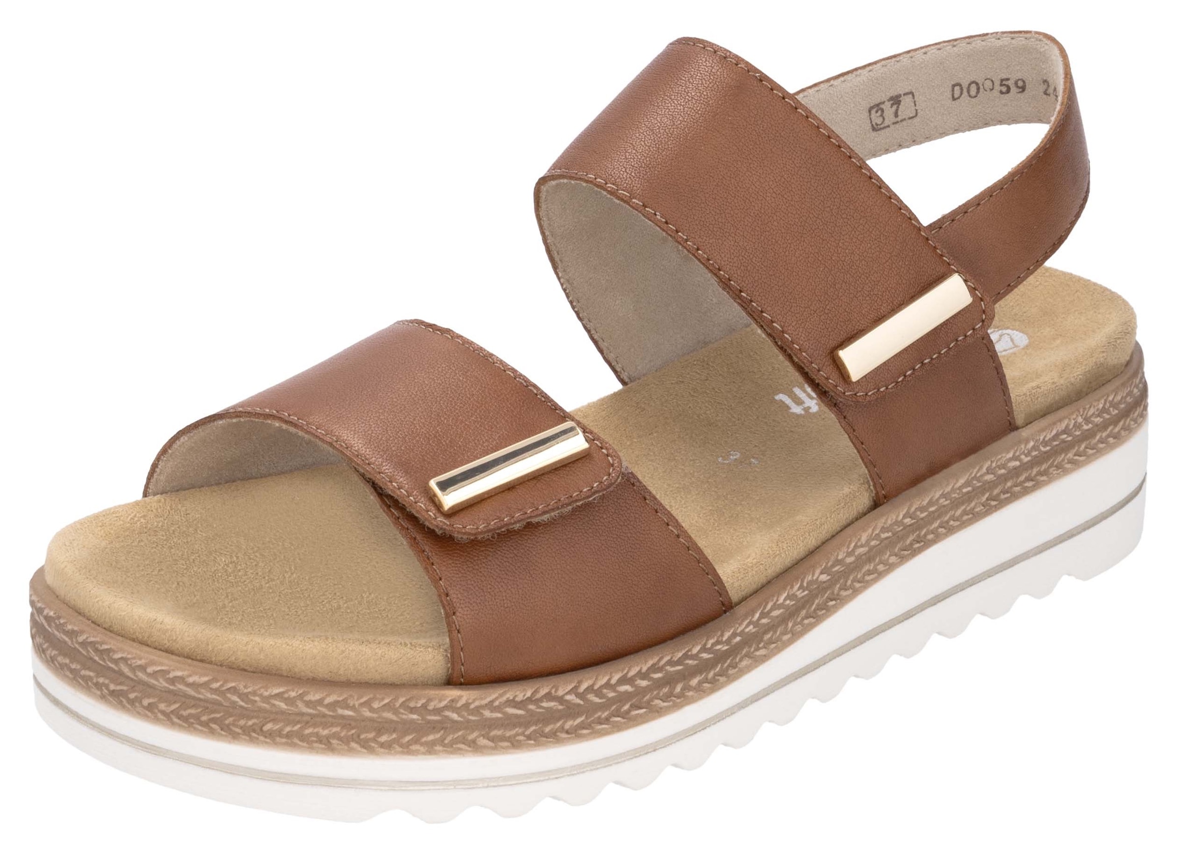 Image of Remonte Keilsandalette Riemchensandale, Bequemschuh mit Schmuckelementen