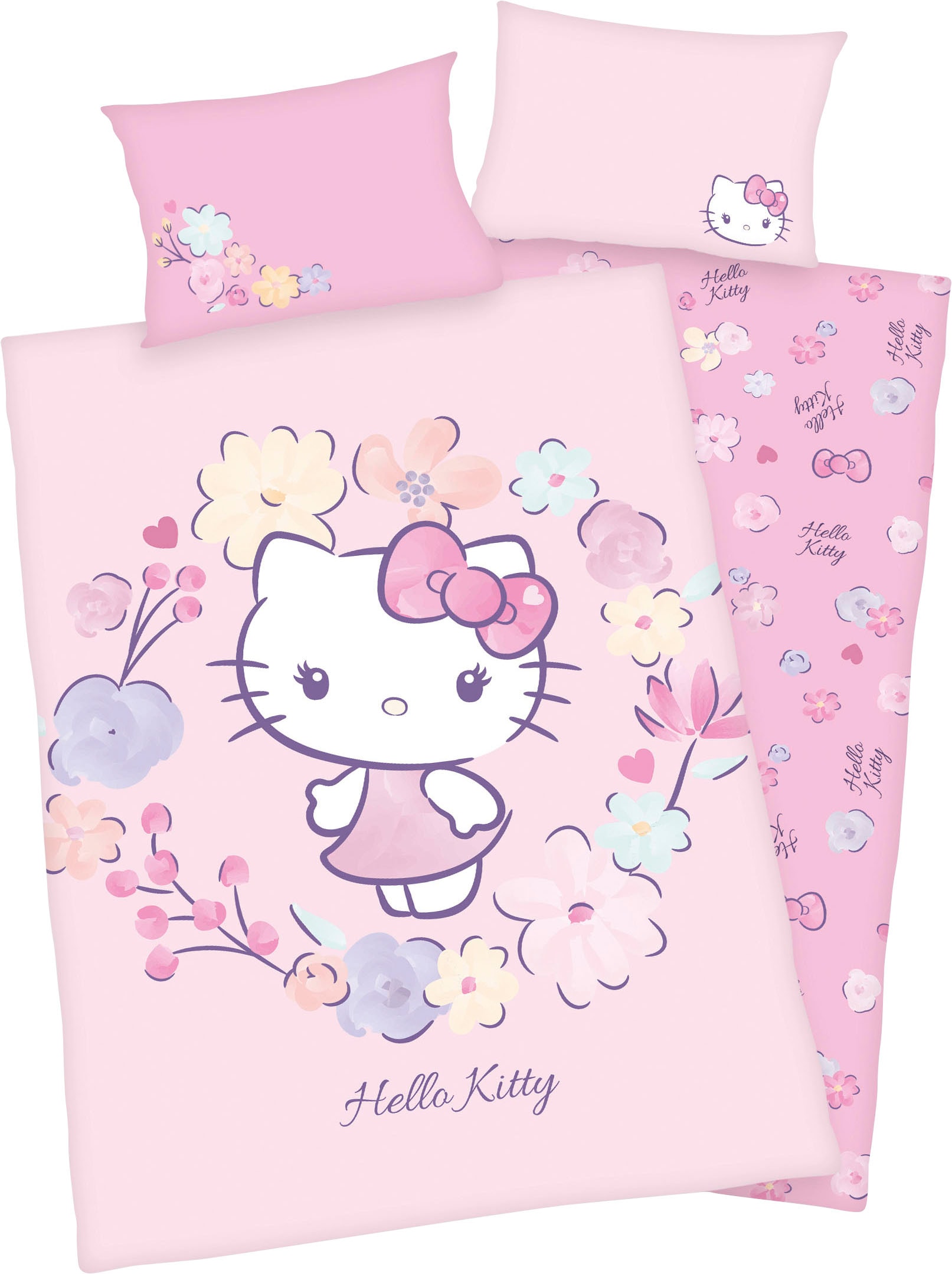 Hello Kitty Babybettwäsche »Hello Kitty«, GOTS zertifiziert - nachhaltig aus Bio-Baumwolle