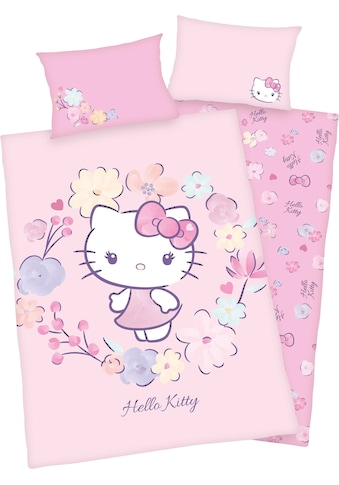Babybettwäsche »Hello Kitty«, GOTS zertifiziert - nachhaltig aus Bio-Baumwolle