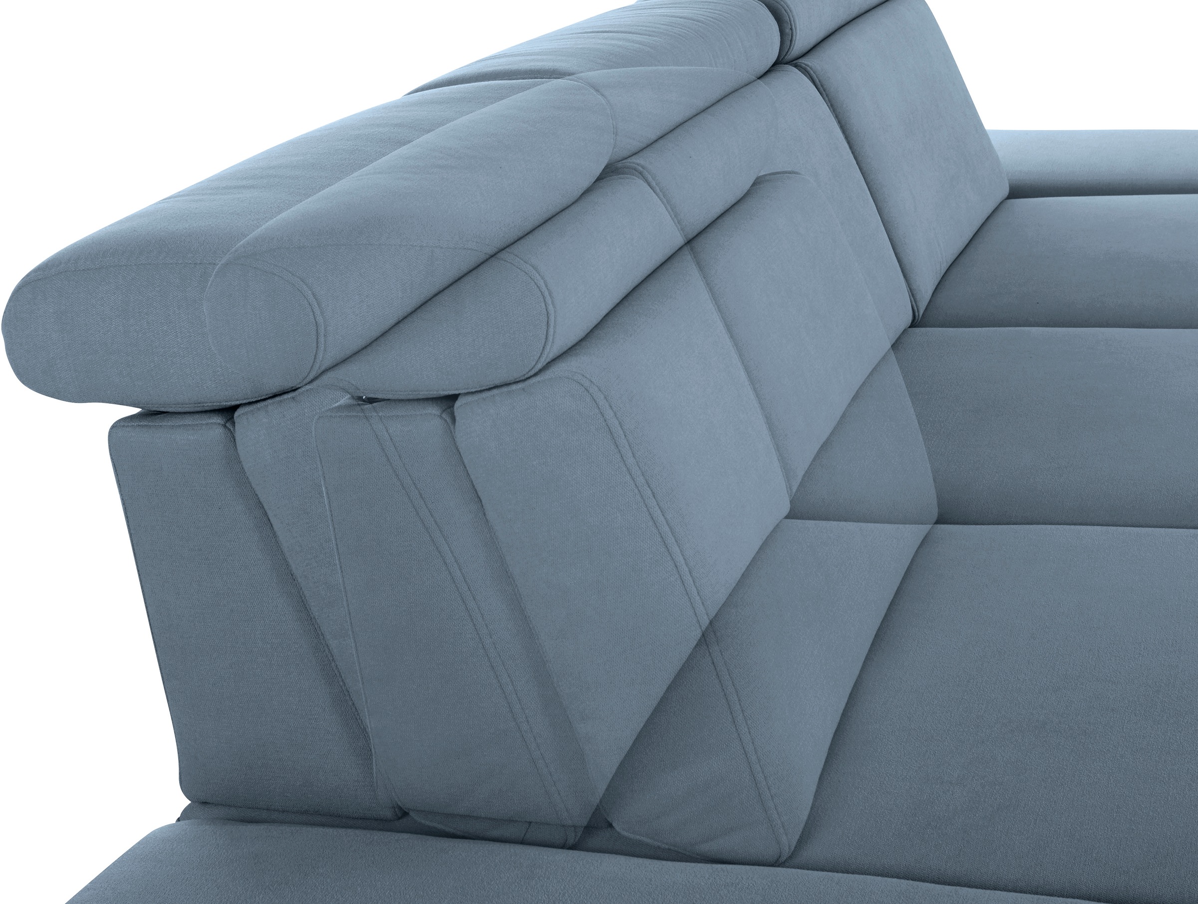 sit&more Ecksofa »Brisbane L-Form«, Fusshöhe 12 cm, inklusive Sitztiefen-, Armteil- und Kopfteilverstellung