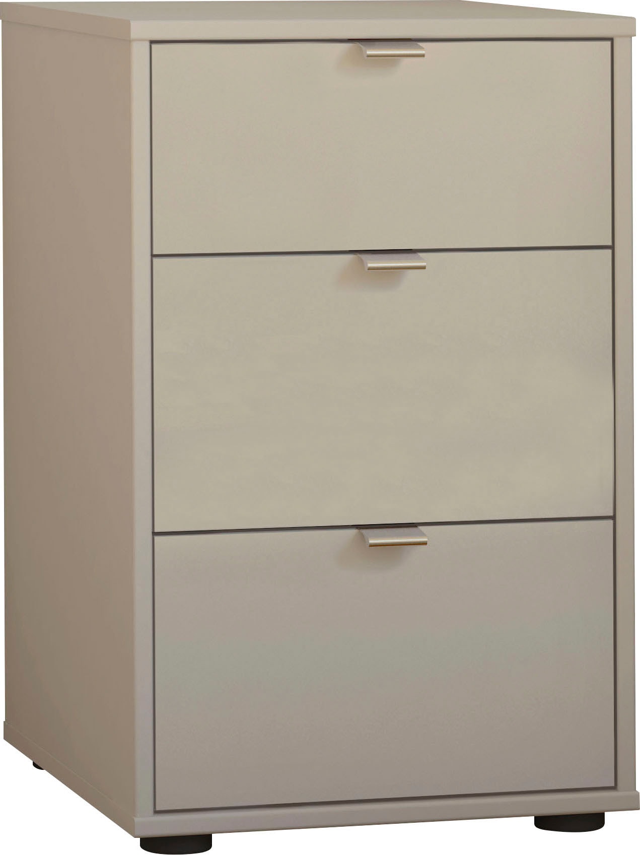 WIEMANN Nachtkonsole »Nizza«, (Set, 2 St.), vormontiert, mit Soft-Close und Glasfront