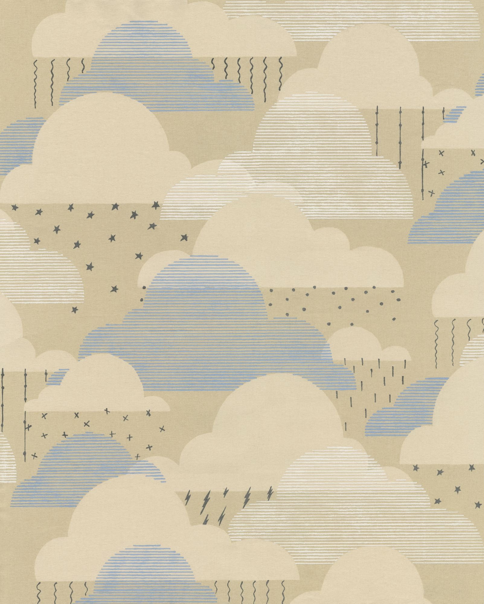 Komar Fototapete »Vlies Fototapete - Happy Clouds - Grösse 200 x 250 cm« Motiv | bedruckt glatt