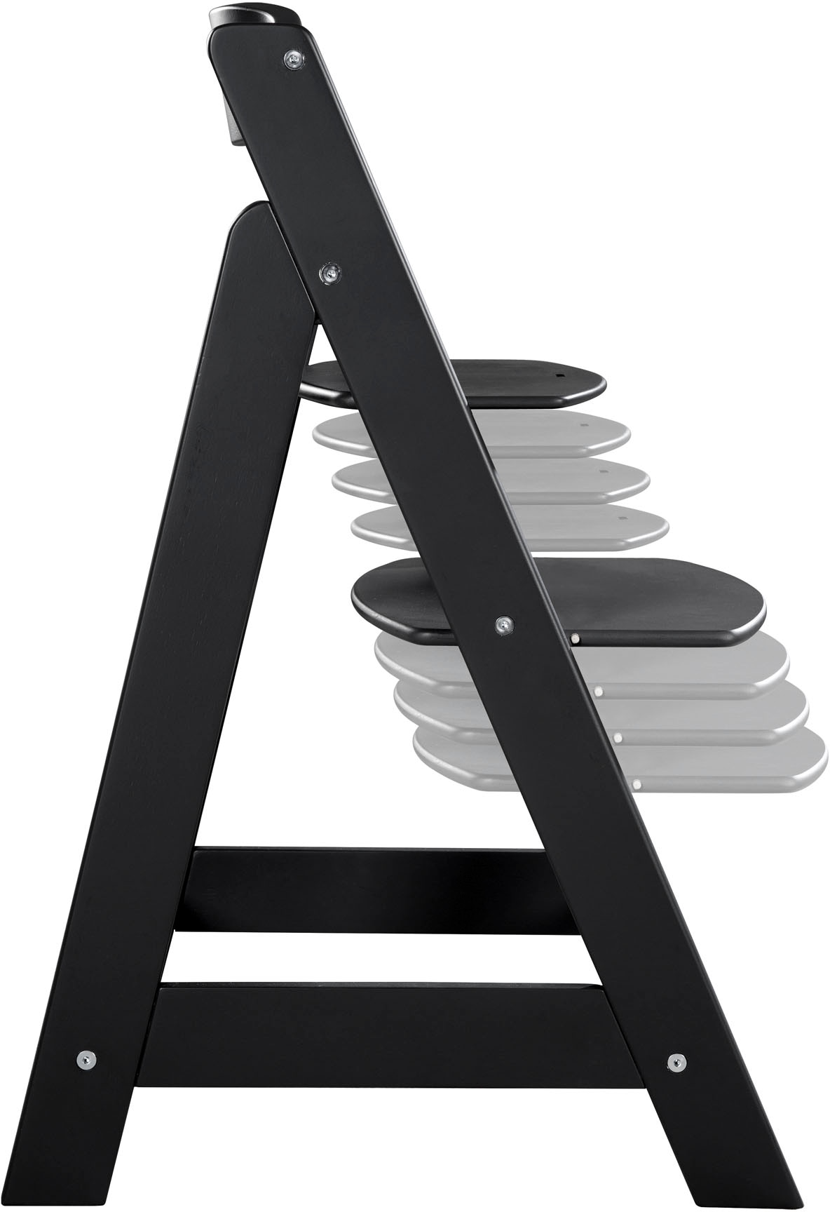 roba® Hochstuhl »Sit Up Flex, schwarz«, aus Holz