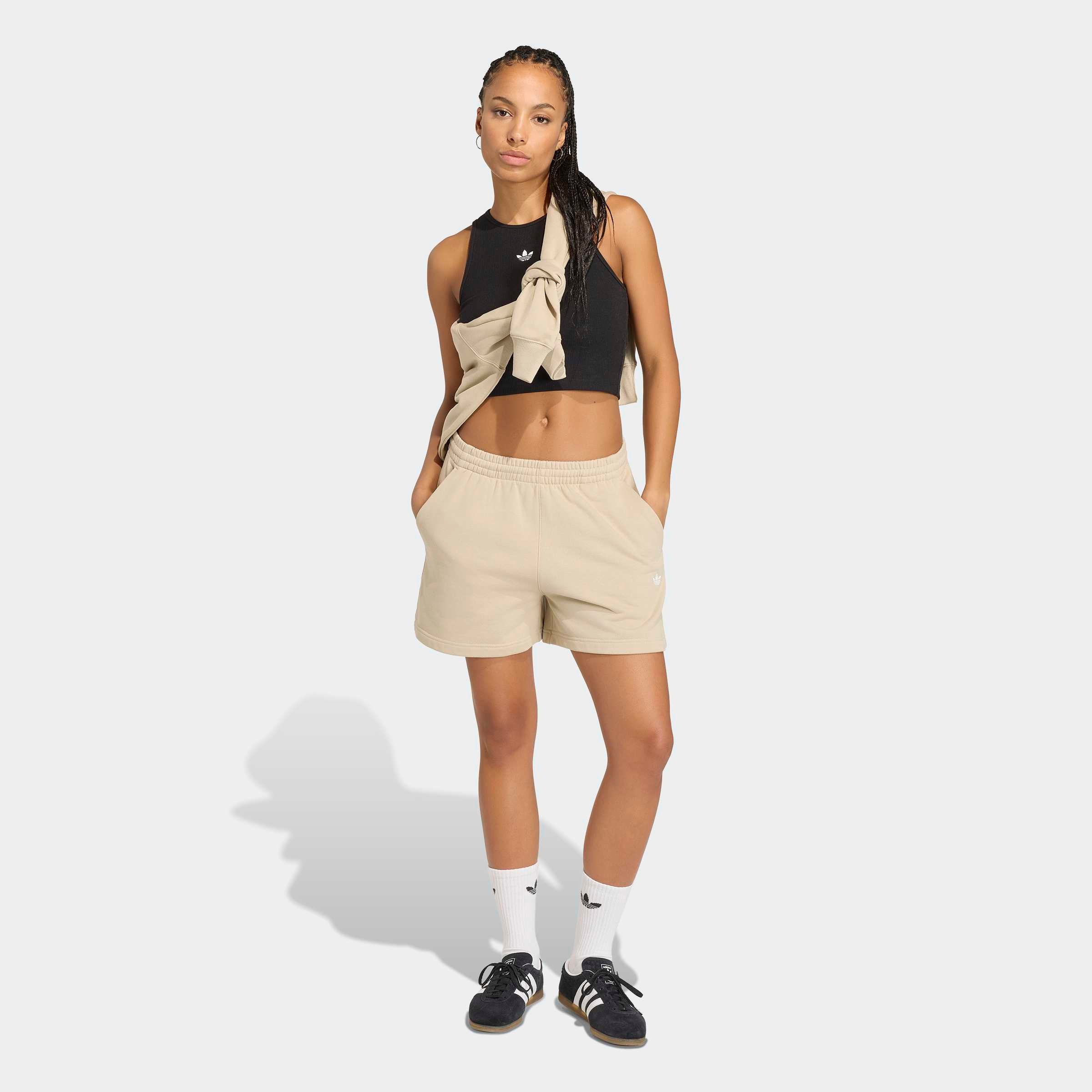 adidas Originals Shorts »ESSENTIALS FRENCH TERRY«  mit lockerer Passform, aus Baumwolle