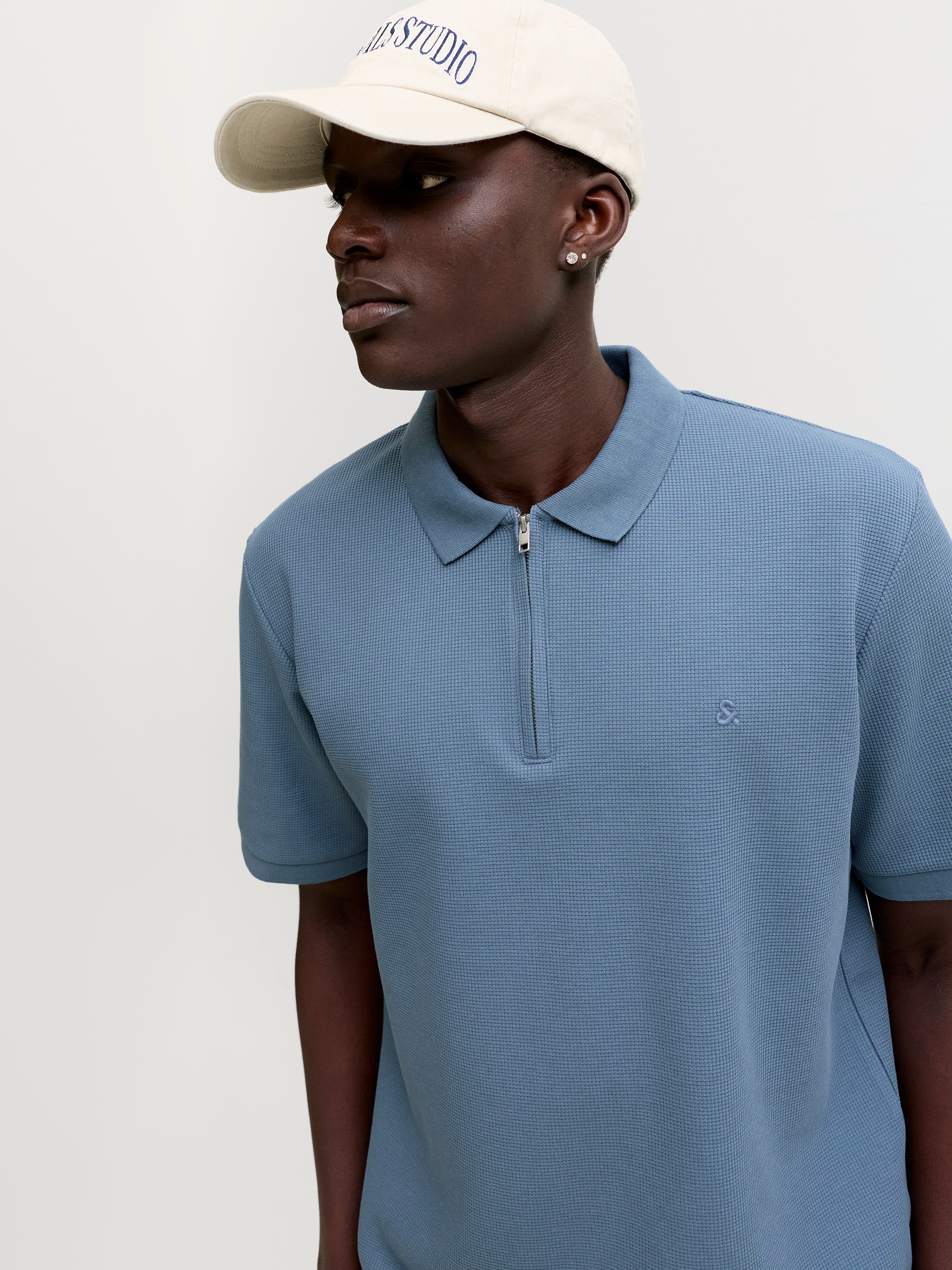 Jack & Jones Poloshirt »JJEAUSTIN ZIP POLO SS NOOS« mit Polokragen