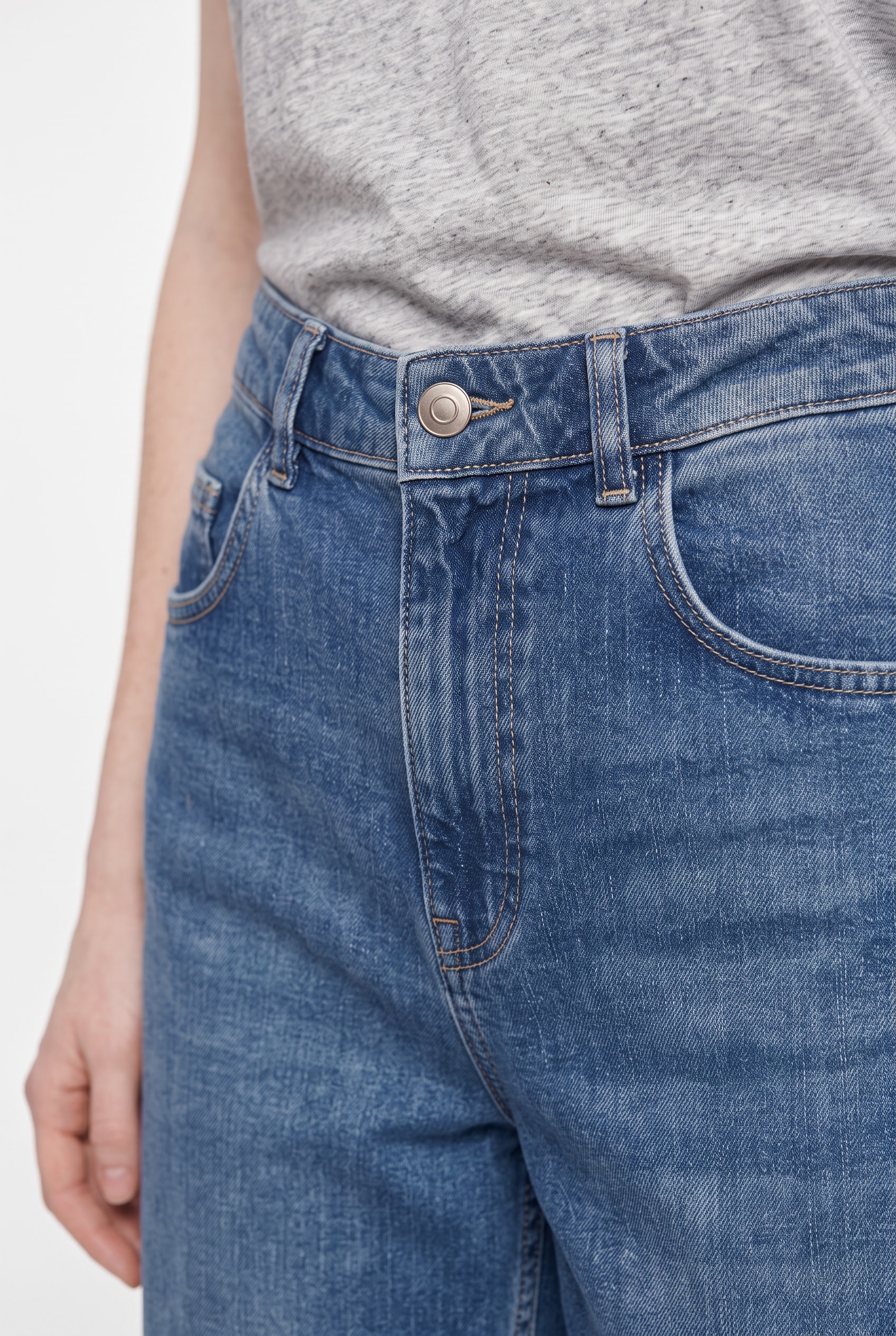 Vero Moda High-waist-Jeans »VMTHEA HR WIDE DENIM JEANS MIX« Baumwollmischung, oversize, high waist, wide leg