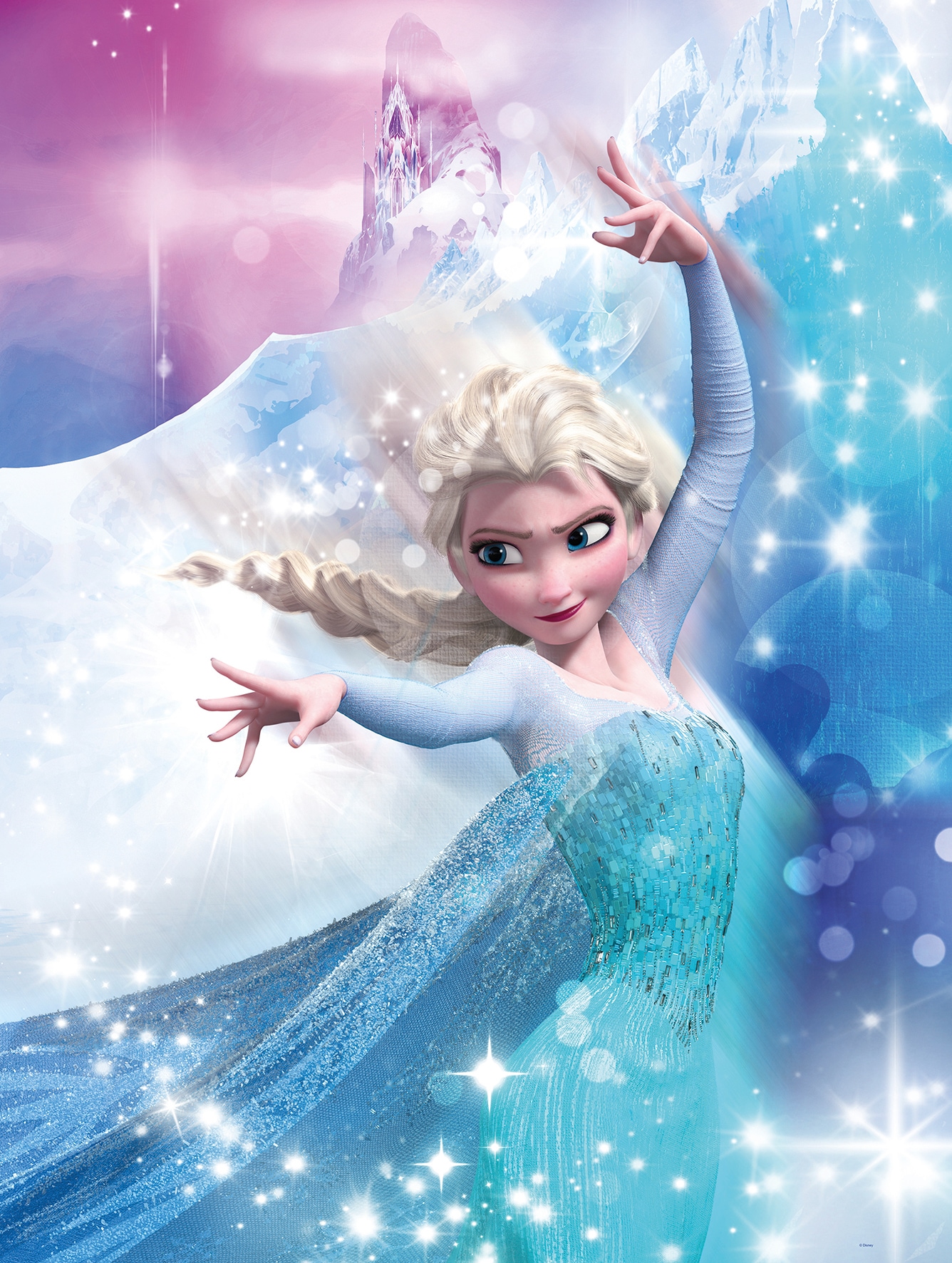 ♕ Komar Poster »Frozen auf versandkostenfrei Wohnzimmer Disney, 2 Schlafzimmer, (1 St.), Action«, Kinderzimmer, Elsa