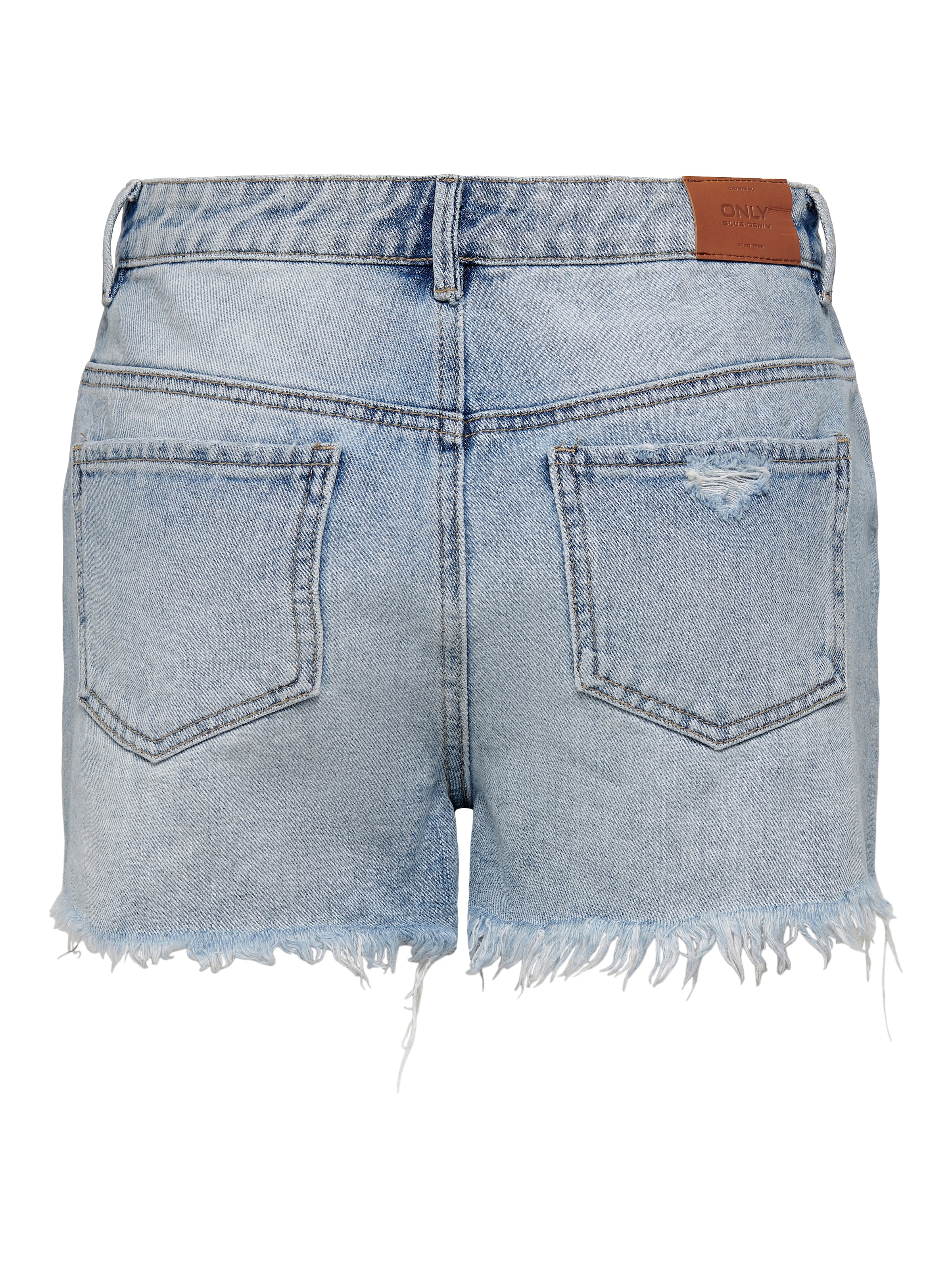 ONLY Jeanshotpants »ONLPACY HW DNM SHORTS NOOS«, mit Destroyed Effekt

