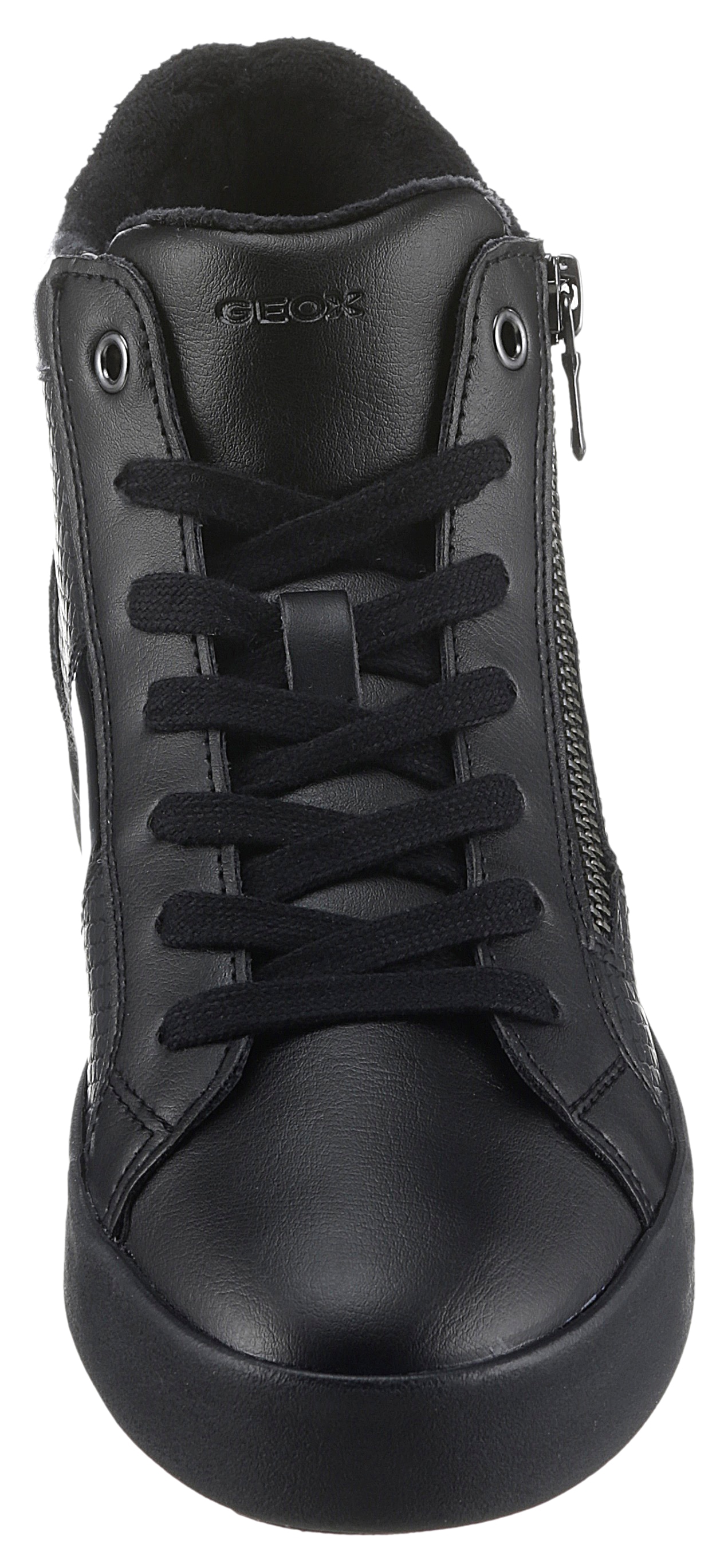 Geox Sneaker »D BLOMIEE F«, High Top Sneaker, Schnürboots mit praktischem Aussenreissverschluss