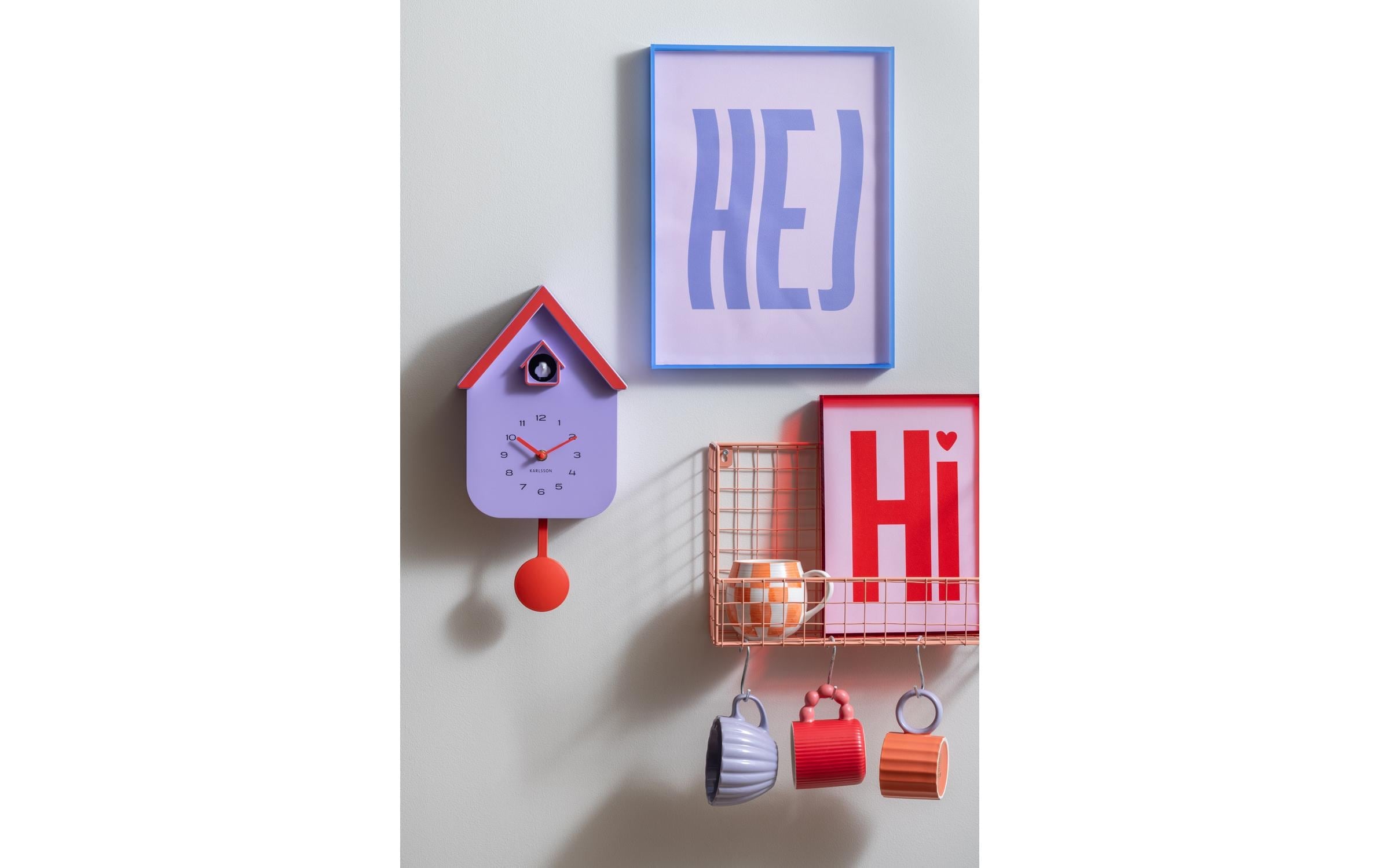 Karlsson Wanduhr »Dupla Color Cuckoo«