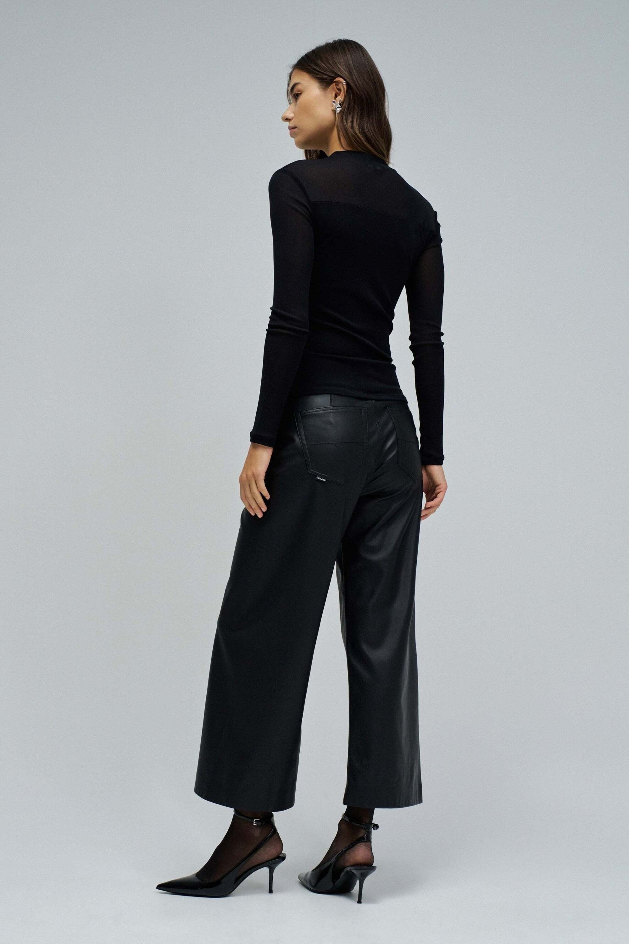 Salsa Langarmshirt »Salsa Jeans Langarmshirt Longsleeve With Transparency«