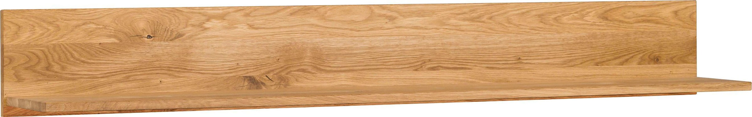 Image of Home affaire Wandregal "SINA B/T/H: 155/21/19,5cm, Massivholz, Platz für Deko & Bücher" Stabile Ausführung, 1 Ablageboden, Wohnzimmer, Schlafzimmer, Regal