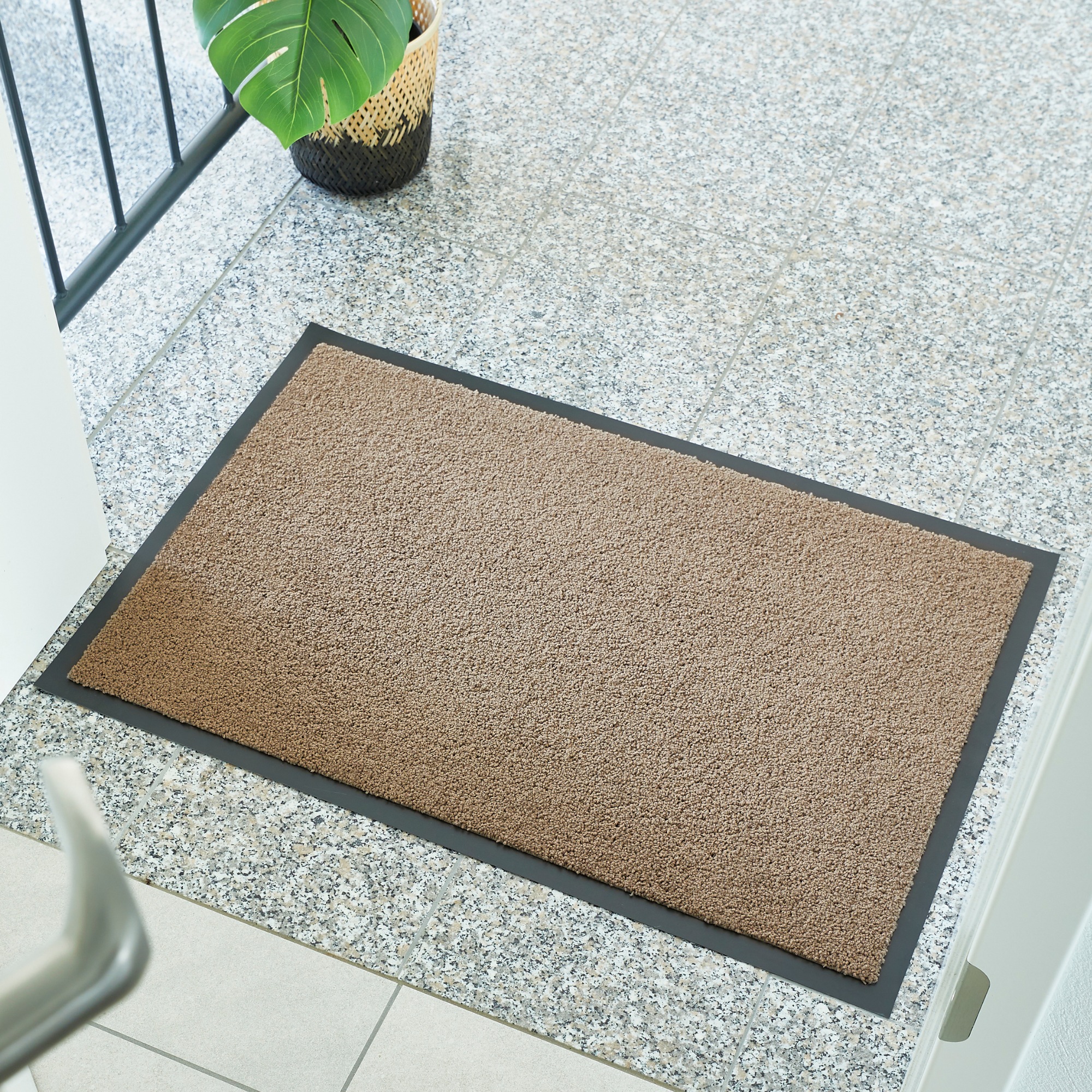 Andiamo Fussmatte »Verdi, Made in Netherlands«, rechteckig, 6 mm Höhe, Schmutzfangmatte, auch für überdachten Aussenbereich geeignet, waschbar