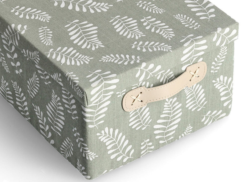 Zeller Present Aufbewahrungsbox »Leaves« Baumwollmix