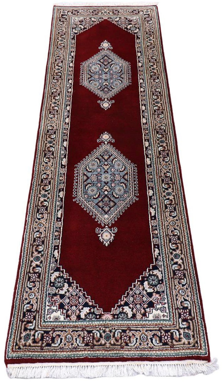 Image of morgenland Läufer »Bidjar Medaillon Rosso scuro 247 x 72 cm«, rechteckig, 7 mm Höhe, Handgeknüpft bei Ackermann Versand Schweiz