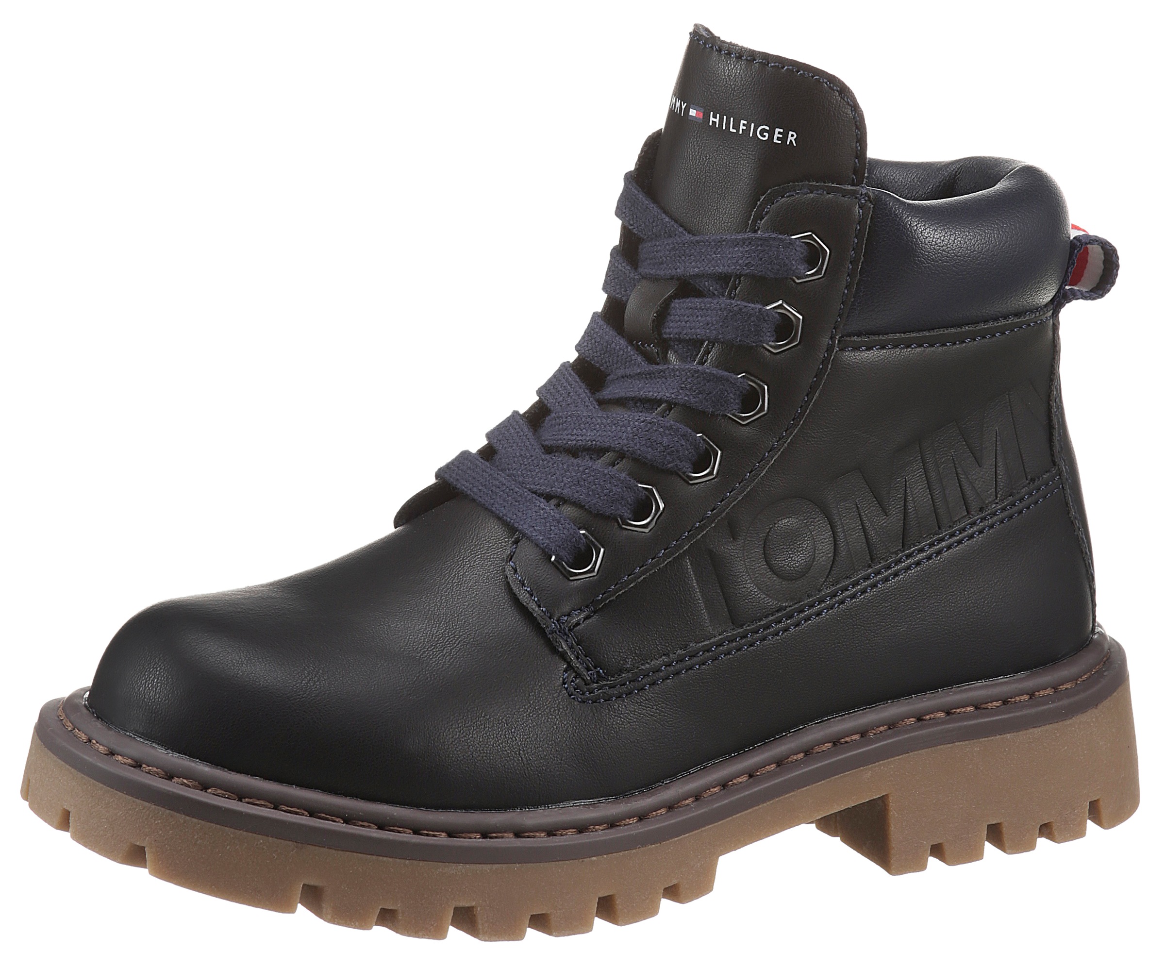 Image of Tommy Hilfiger Schnürstiefel, mit Logoschriftzug bei Ackermann Versand Schweiz