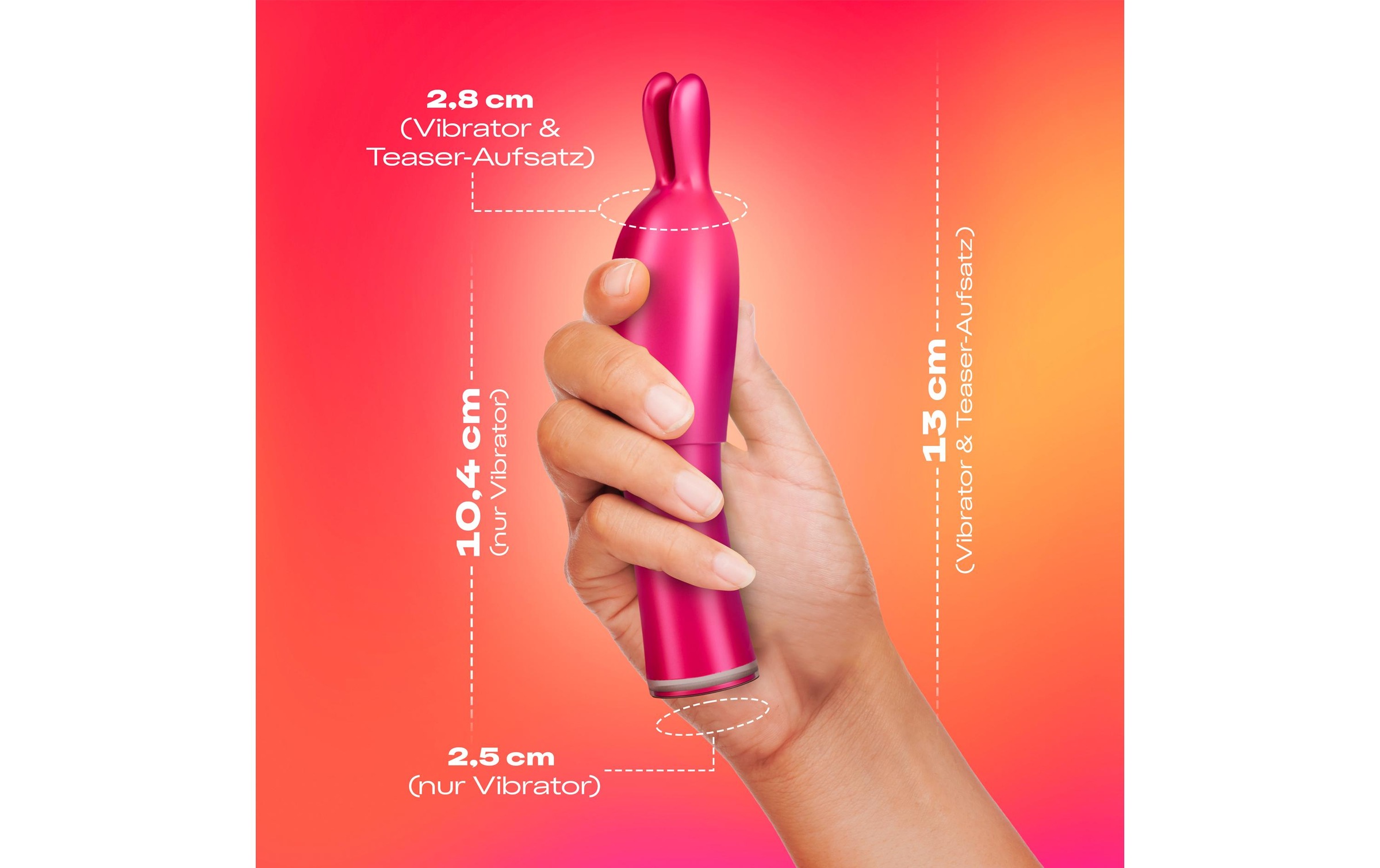 durex G-Punkt-Vibrator »Tease & Vibe 2 in 1 Vibrator und Teaser Tip«