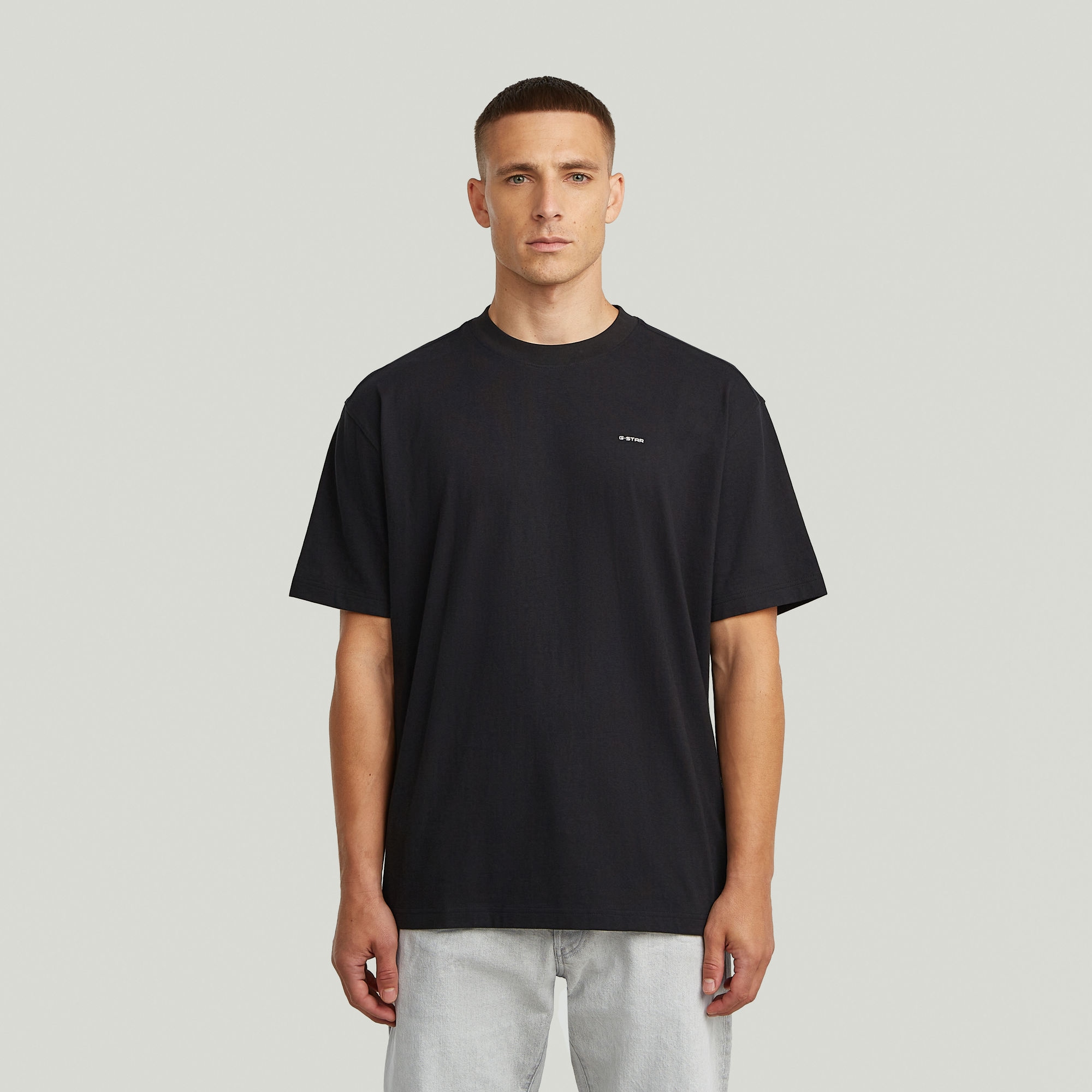 Image of G-STAR T-Shirt "Relaxed Base" Baumwolljersey mit Rundhals