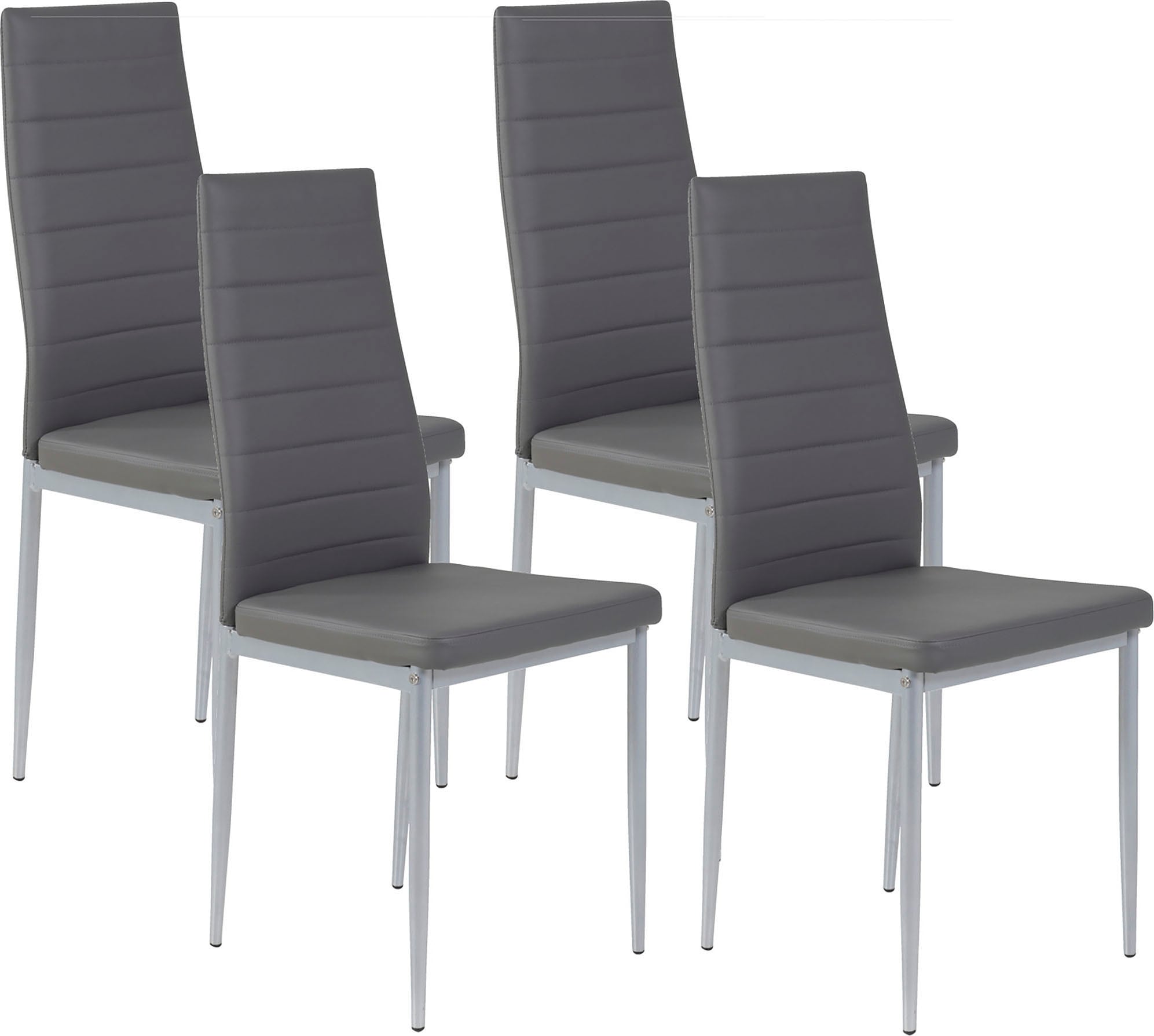 HELA 4-Fussstuhl »SIMONE«, (Set), 4 St., Fest gepolstert
