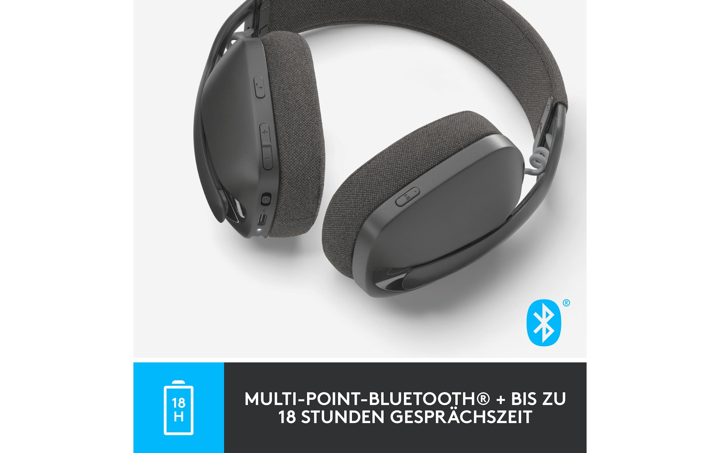 Logitech Headset »Headset Zone Vibe 100 graphite«