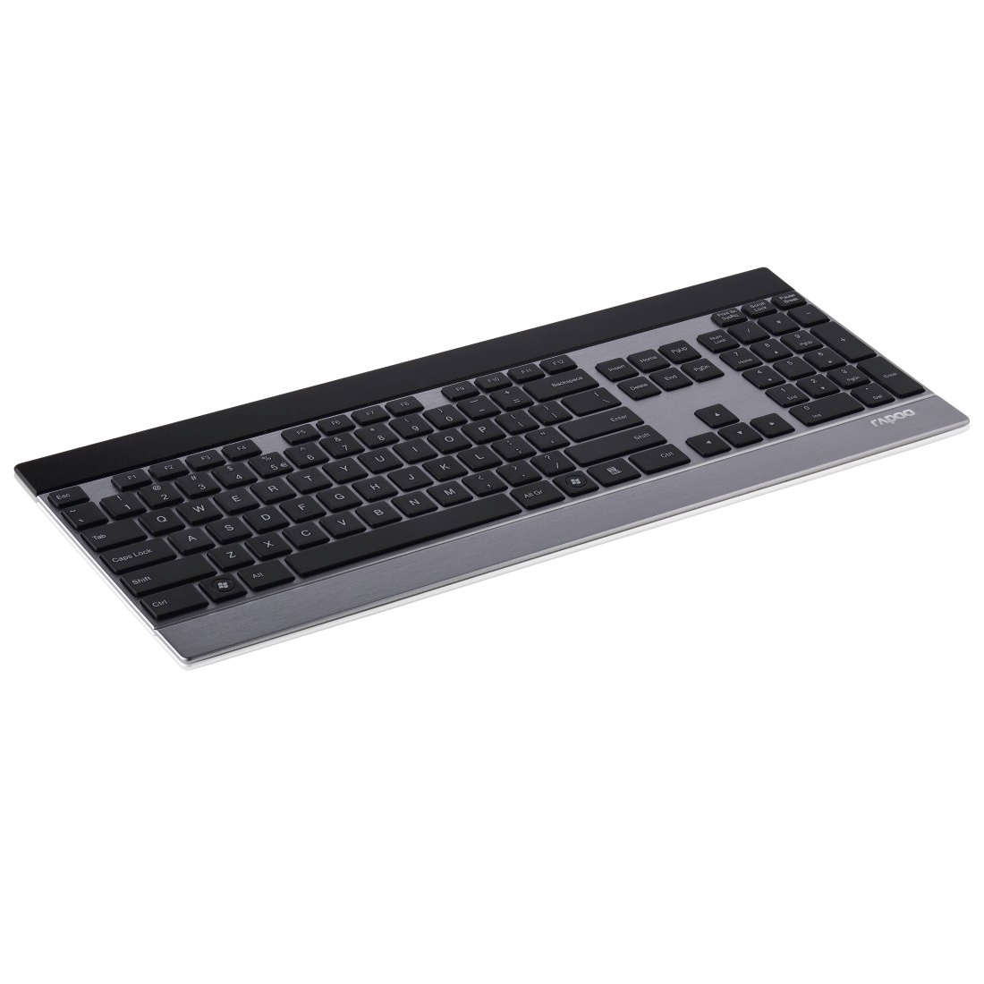 Rapoo Wireless-Tastatur »E9270P kabellose Tastatur, 5 GHz Verbindung«, (Lautstärkeregler-Ziffernblock)