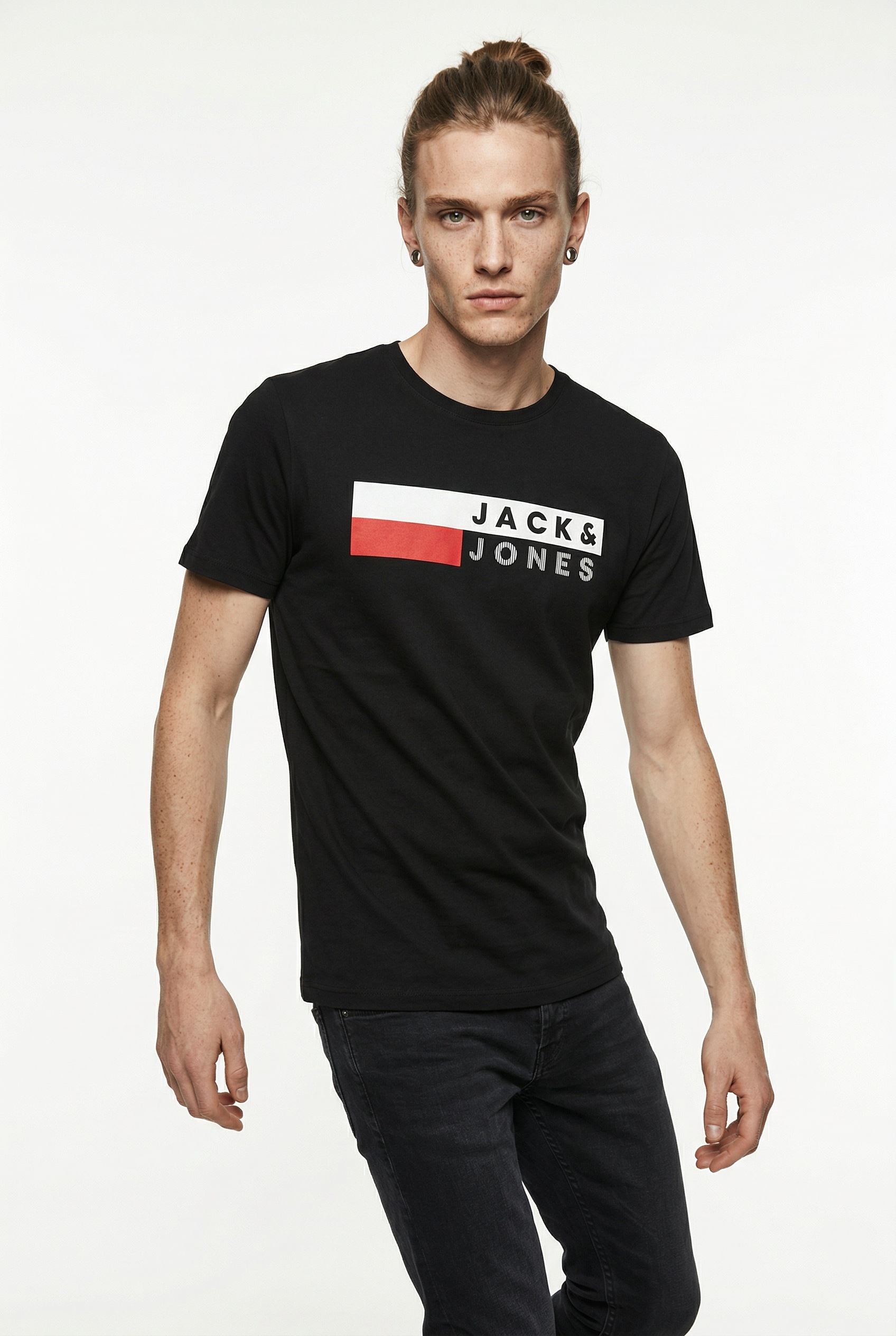 Image of Jack & Jones PlusSize Rundhalsshirt "JJECORP LOGO TEE SS O-NECK NOOS PLS"
