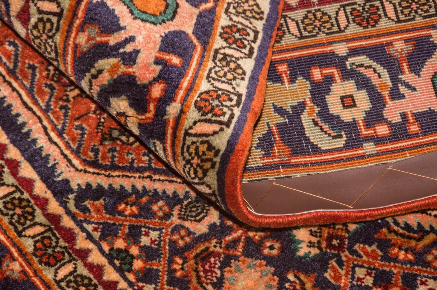 morgenland Wollteppich »Bidjar Teppich handgeknüpft blau«, rechteckig