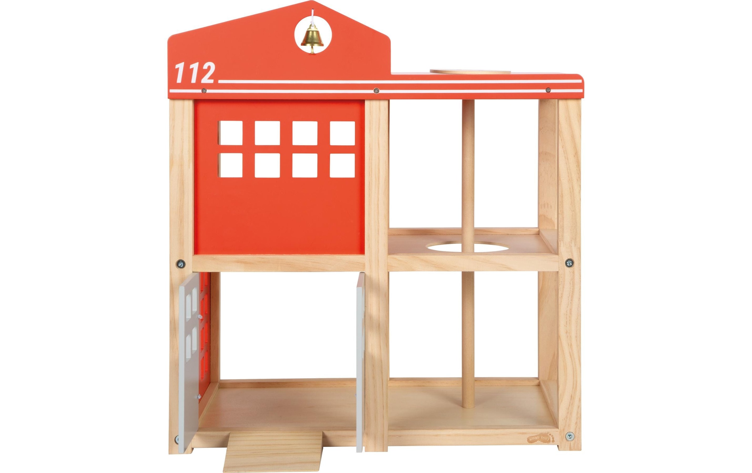 Small Foot Caserne de pompiers ludique »Grosse Feuerwache mit Zubehör« batteriebetriebenes Sound- & Lichtmodul für realistische Einsätze