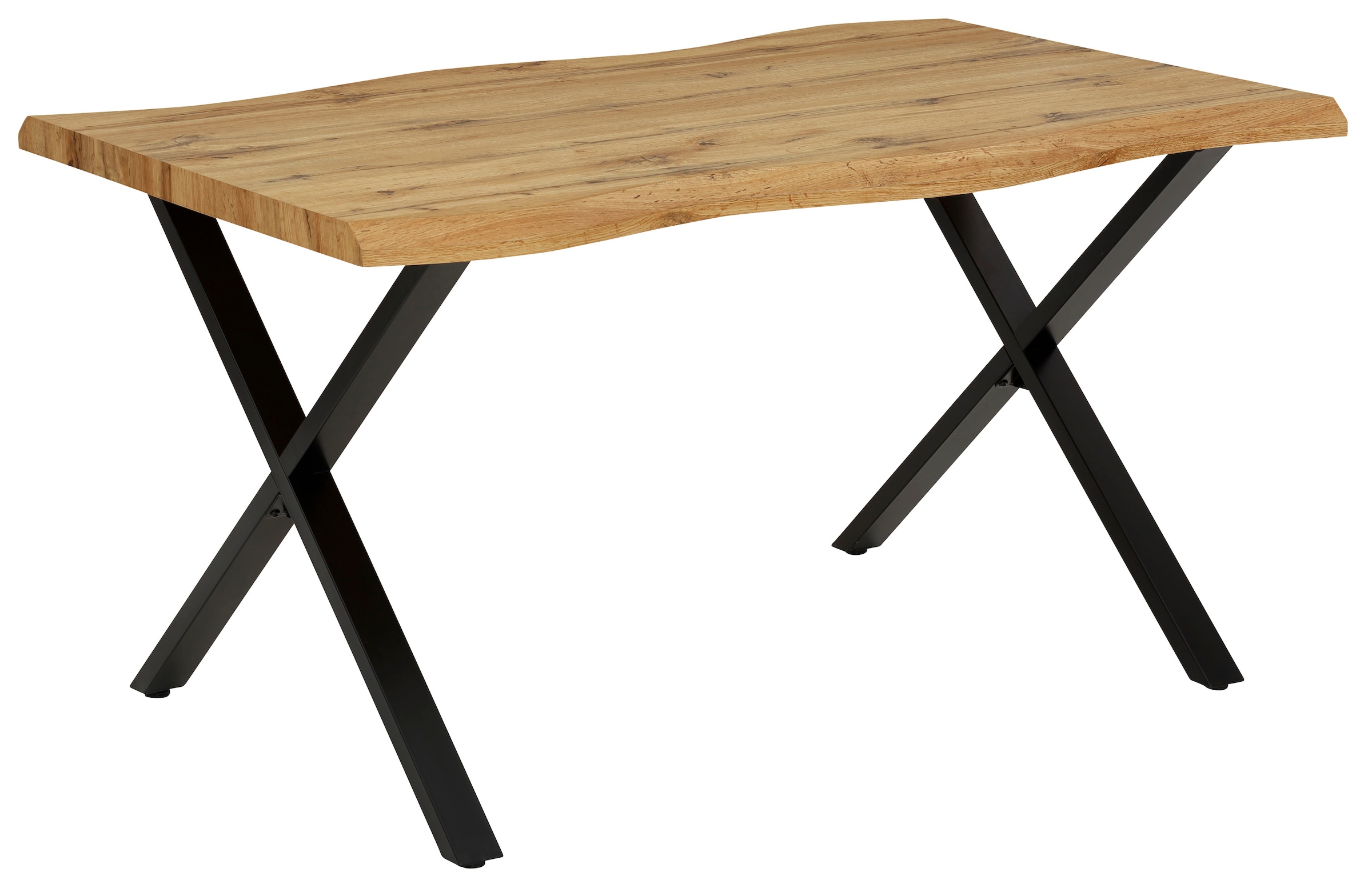 HELA Table de salle à manger »GRETA BESTSELLER« Baumkantentisch (Nachb.), versch. Grössen, 46mm Stärke, Küchentisch
