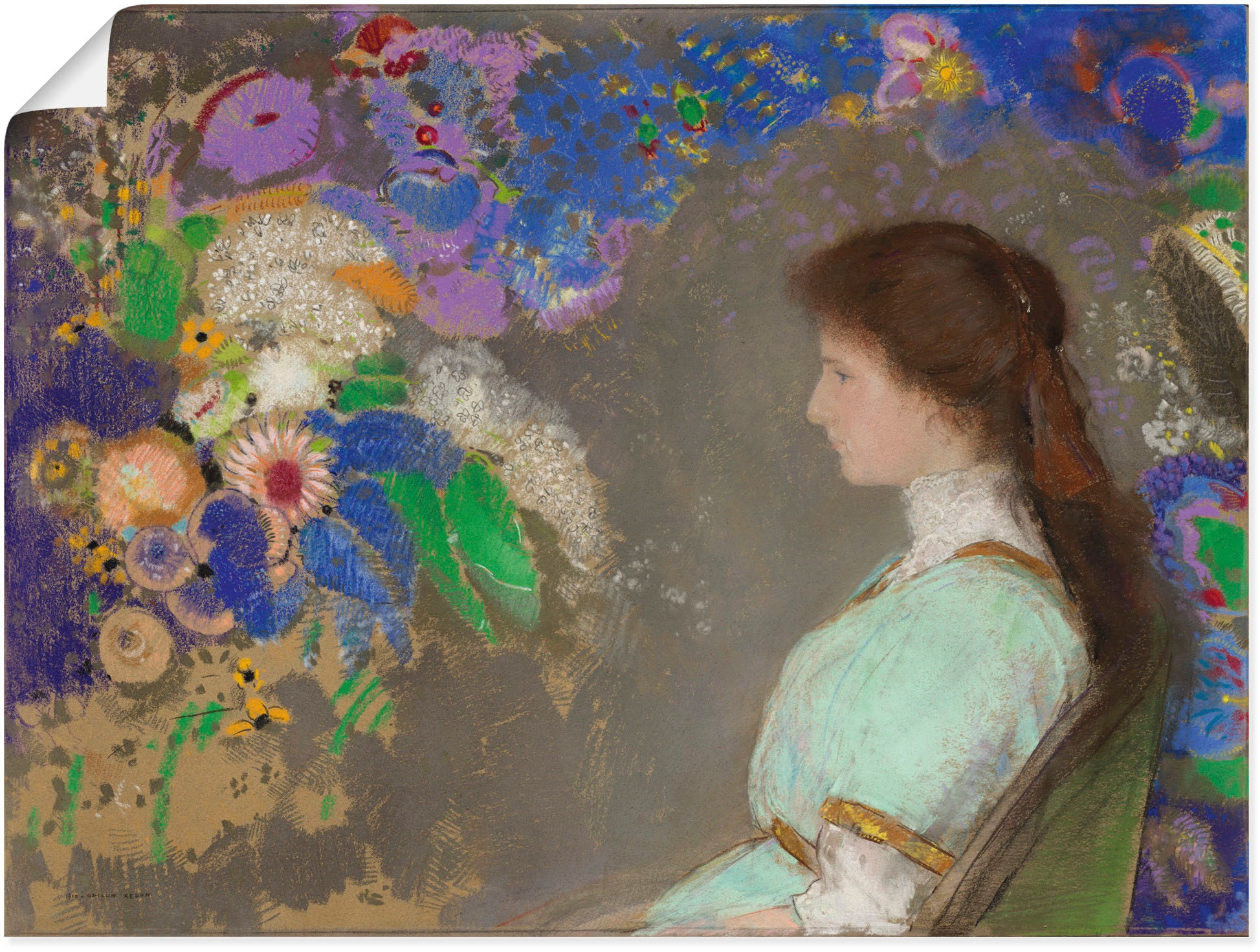 Image of Artland Wandbild »Violette Heymann. 1910«, Portrait, (1 St.), in vielen Grössen & Produktarten - Alubild / Outdoorbild für den Aussenbereich, Leinwandbild, Poster, Wandaufkleber / Wandtattoo auch für Badezimmer geeignet bei Ackermann Versand Schweiz