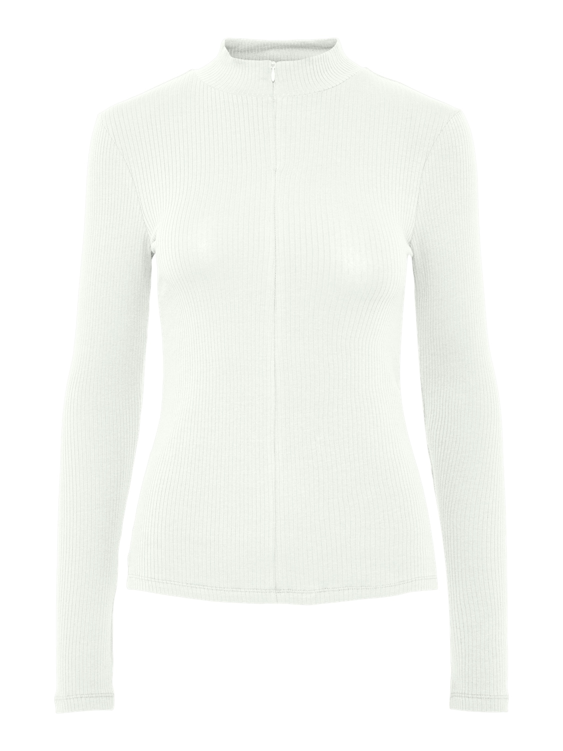 Stehkragenshirt »PCKITTE ZIP LS T-NECK TOP NOOS BC«