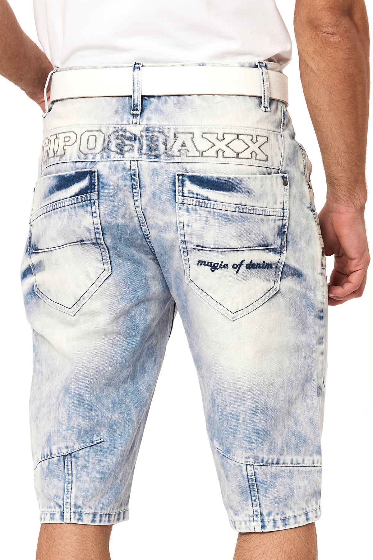 Cipo & Baxx Jeansbermudas Baumwolle, regular fit