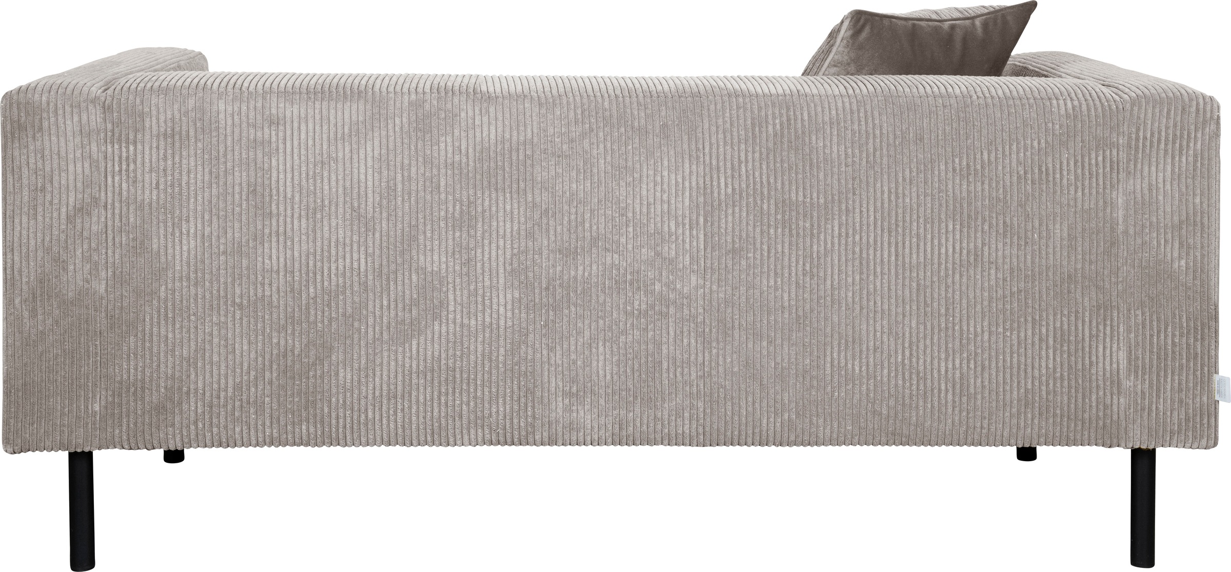 Home affaire 2-places »Lillibeth Designsofa mit Wellenunterfederung, Masse B/T/H: 155/74/83 cm« Zierkissen als Wendekissen, in Samtoptik oder Cord