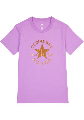 Converse T-Shirt »METALLIC CHUCK TAYLOR PATCH CLASSIC FIT TEE« kaufen