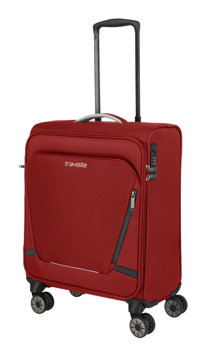 travelite Trolley pour bagages à main »JETPACK Max 4 Cabin Handgepäck Koffer« 41 litre 4 Rollen bagage souple, compatible Ryanair, Condor et de nombreuses compagnies aériennes courantes