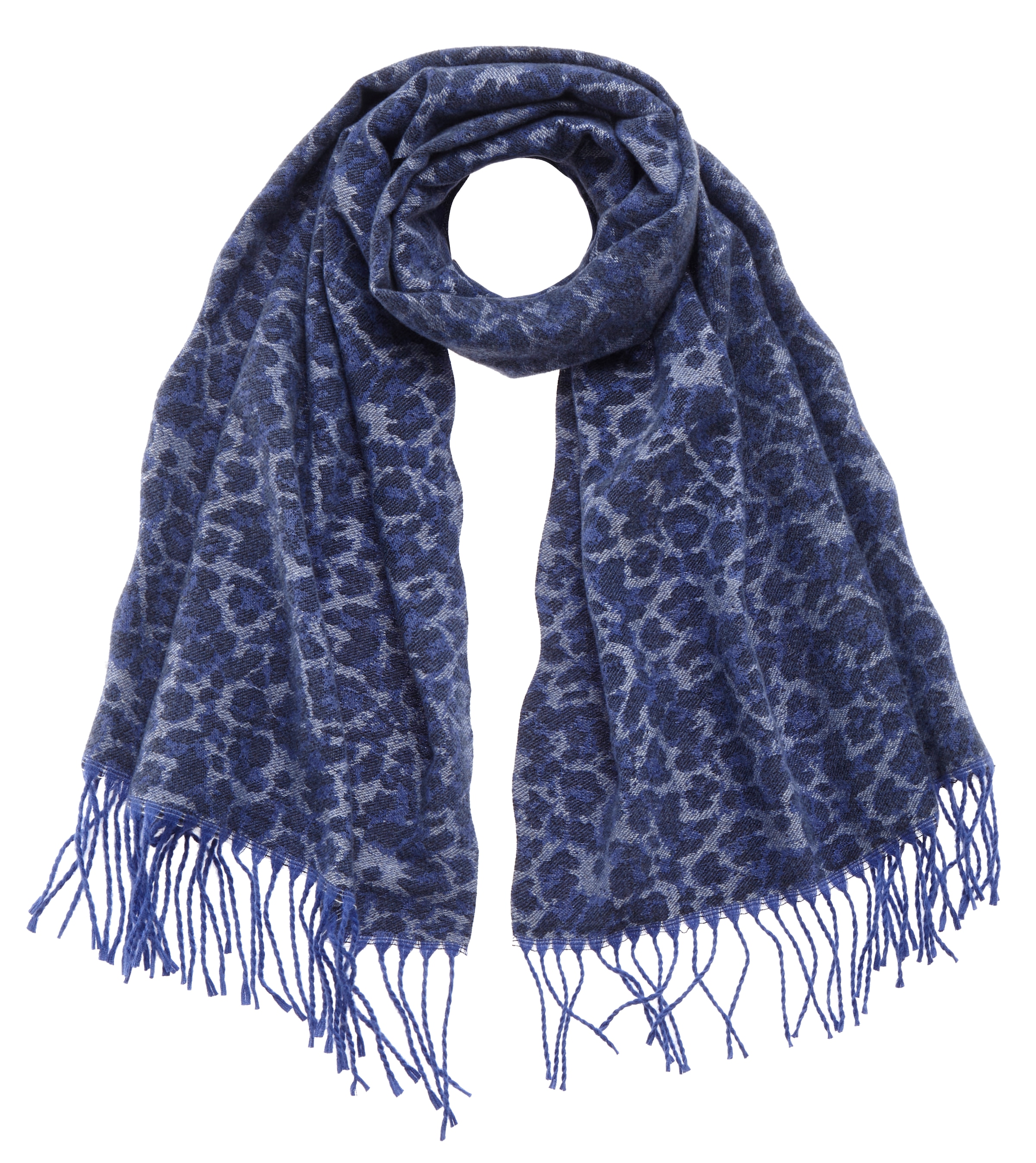 Image of LASCANA Schal Winterschal, Damenschal, Modeschal, Fransenschal VEGAN