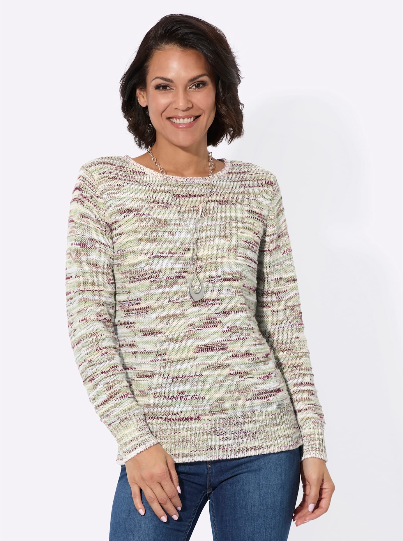Casual Looks Rundhalspullover »Pullover«