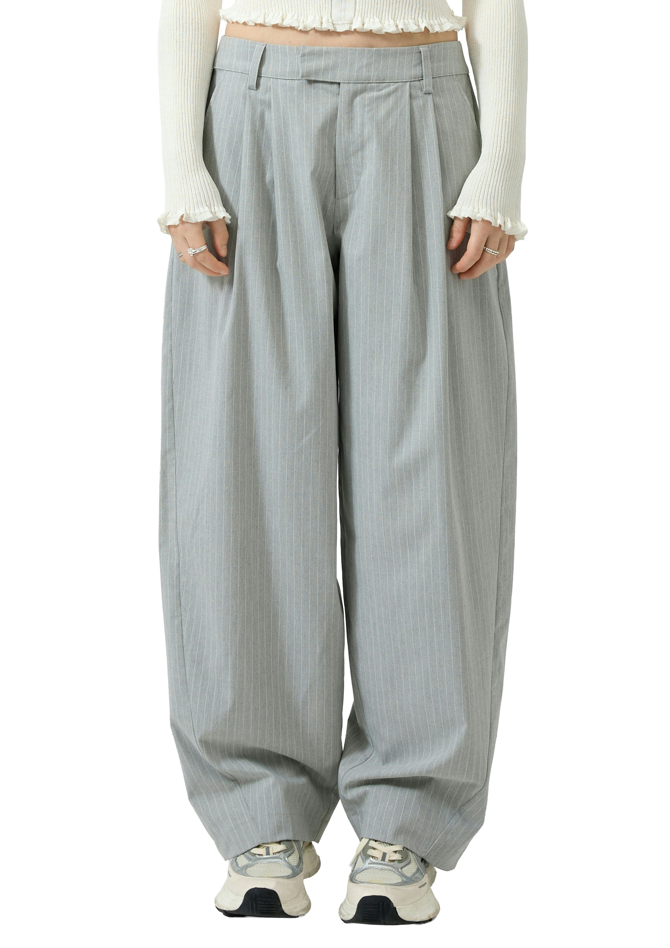 Image of QS Stoffhose mit Streifen Muster
